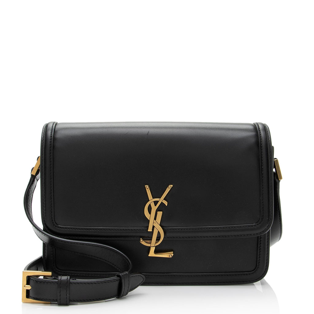 Saint Laurent Solferino Monogram Leather Crossbody Bag - ShopStyle