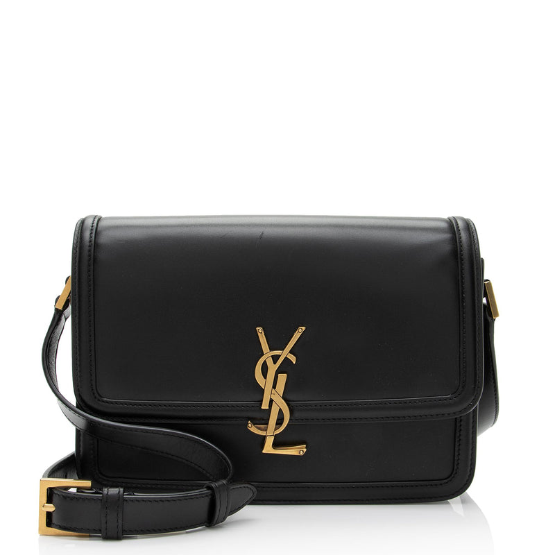 Saint Laurent Solferino Small Leather Satchel