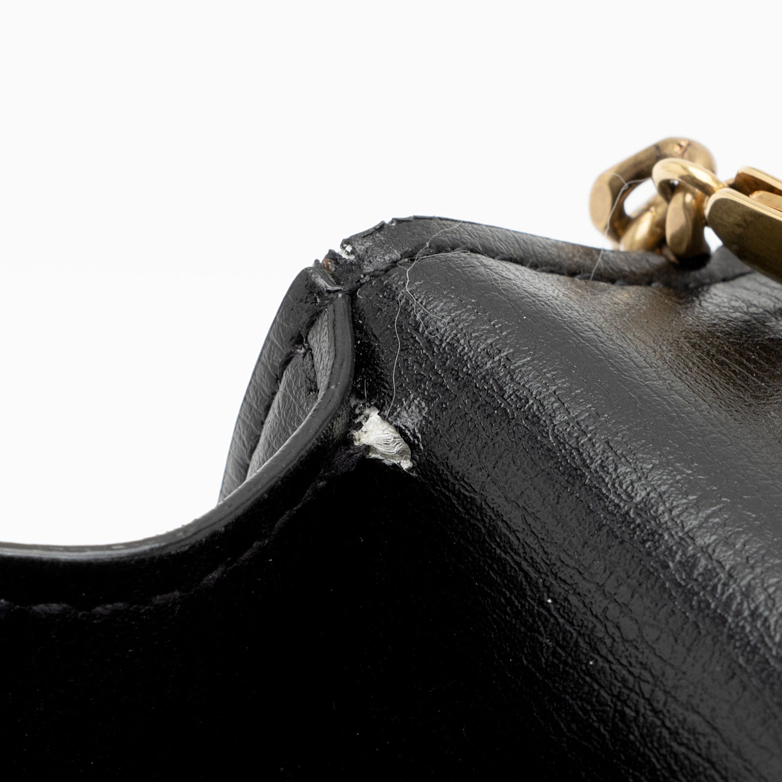 Saint Laurent Calfskin Monogram Sunset Mini Wallet on Chain Bag SHF d LuxeDH