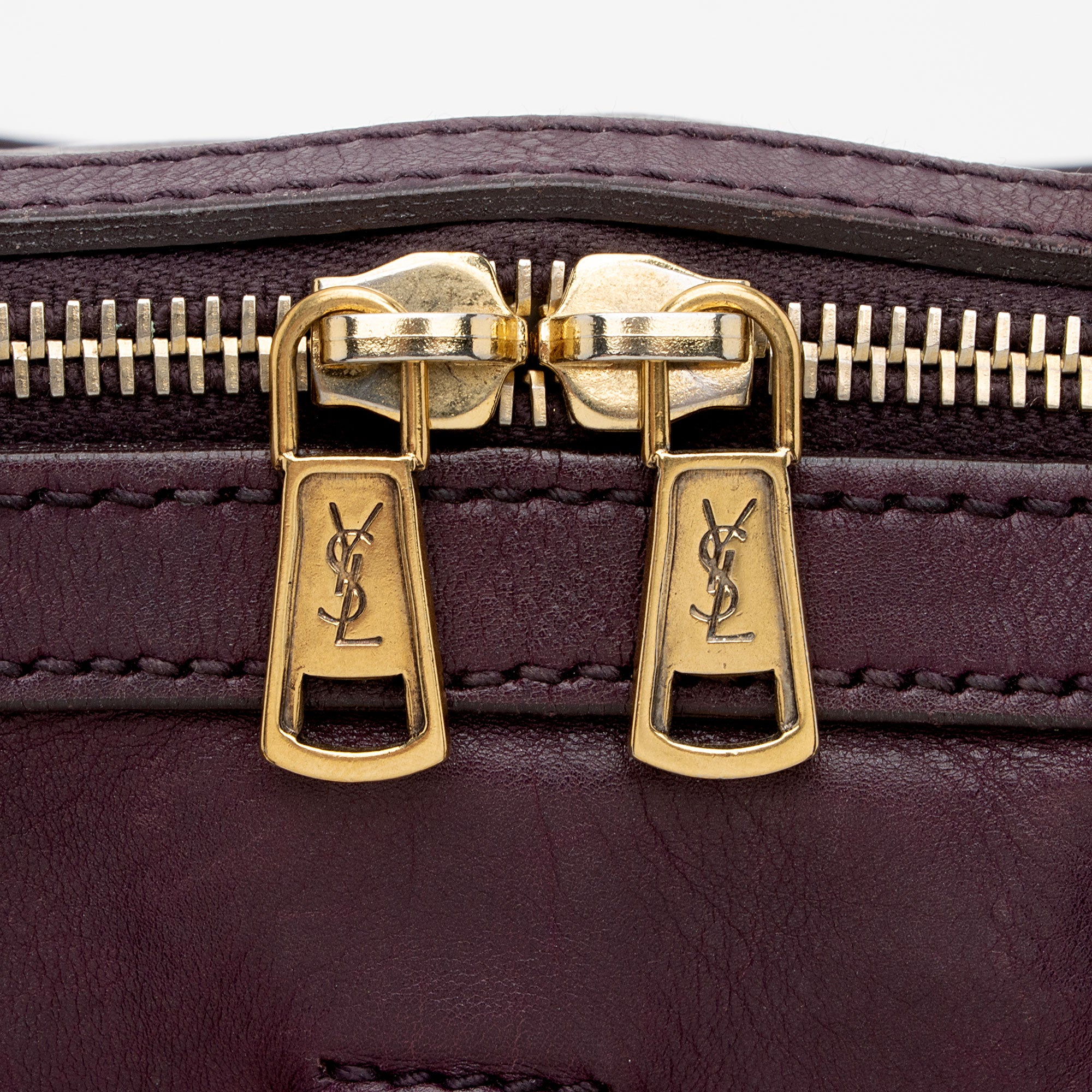 Saint Laurent Calfskin Muse Large Satchel (SHF-uHLQ3D)