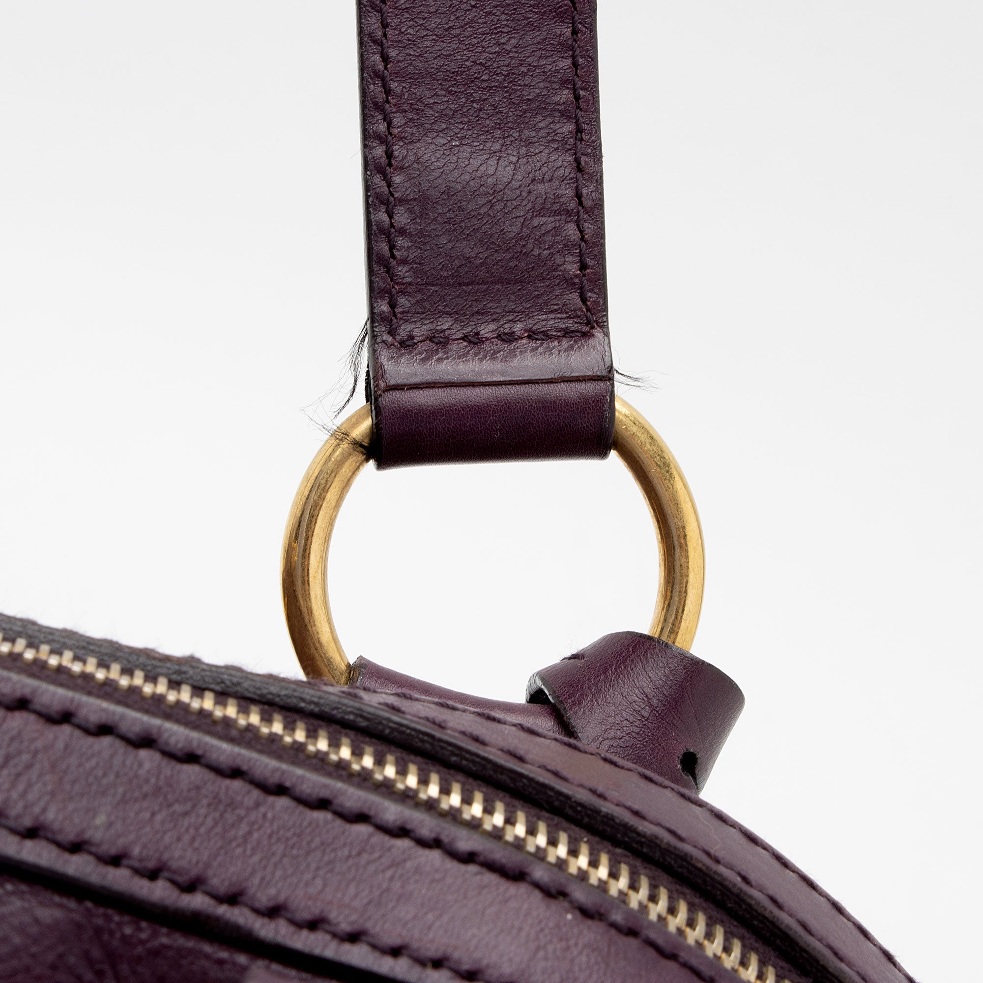 Saint Laurent Calfskin Muse Large Satchel (SHF-uHLQ3D)