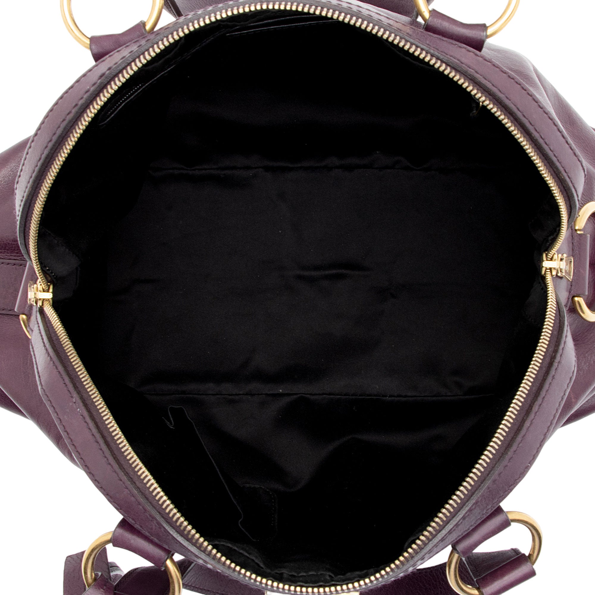 Saint Laurent Calfskin Muse Large Satchel (SHF-uHLQ3D)