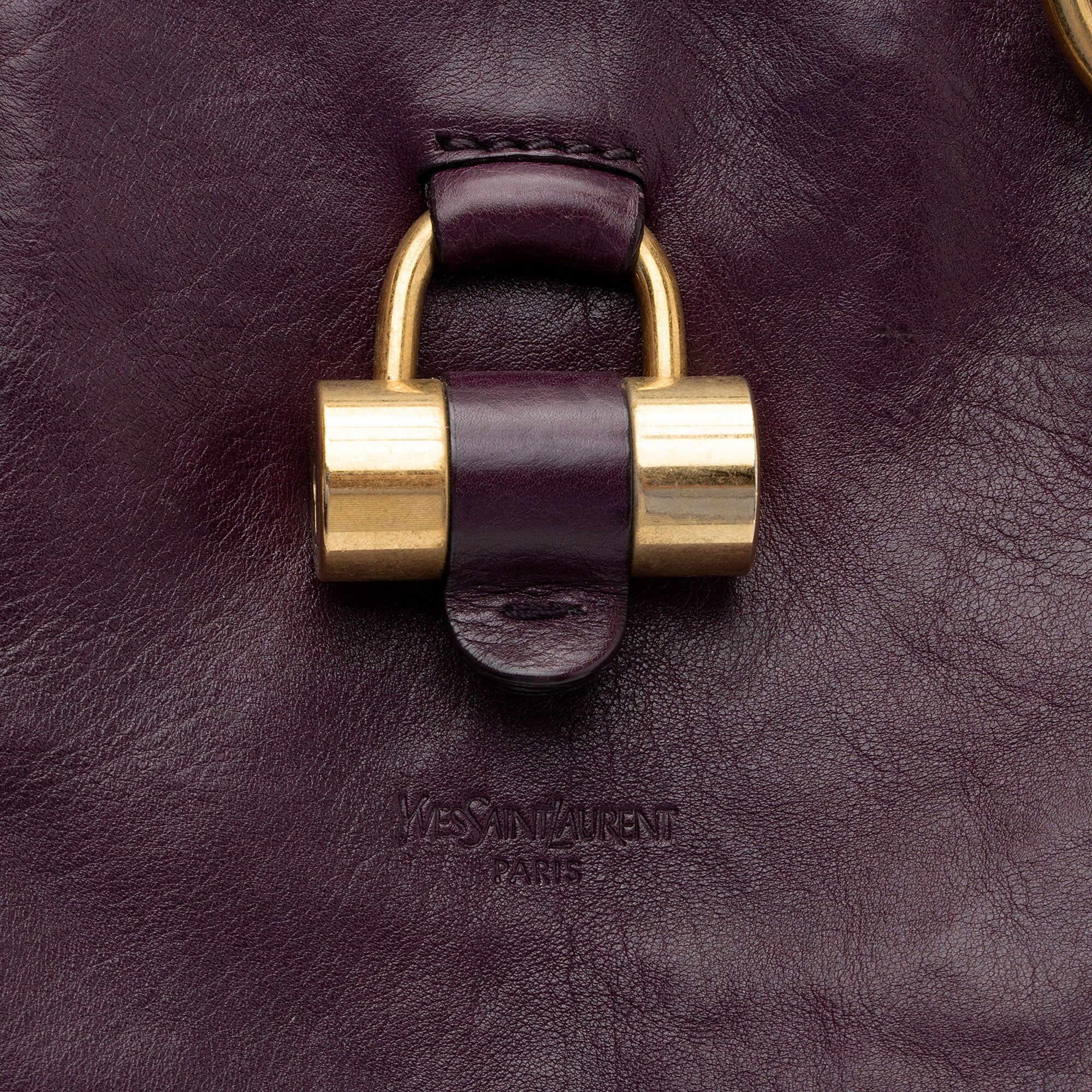 Saint Laurent Calfskin Muse Large Satchel (SHF-uHLQ3D)