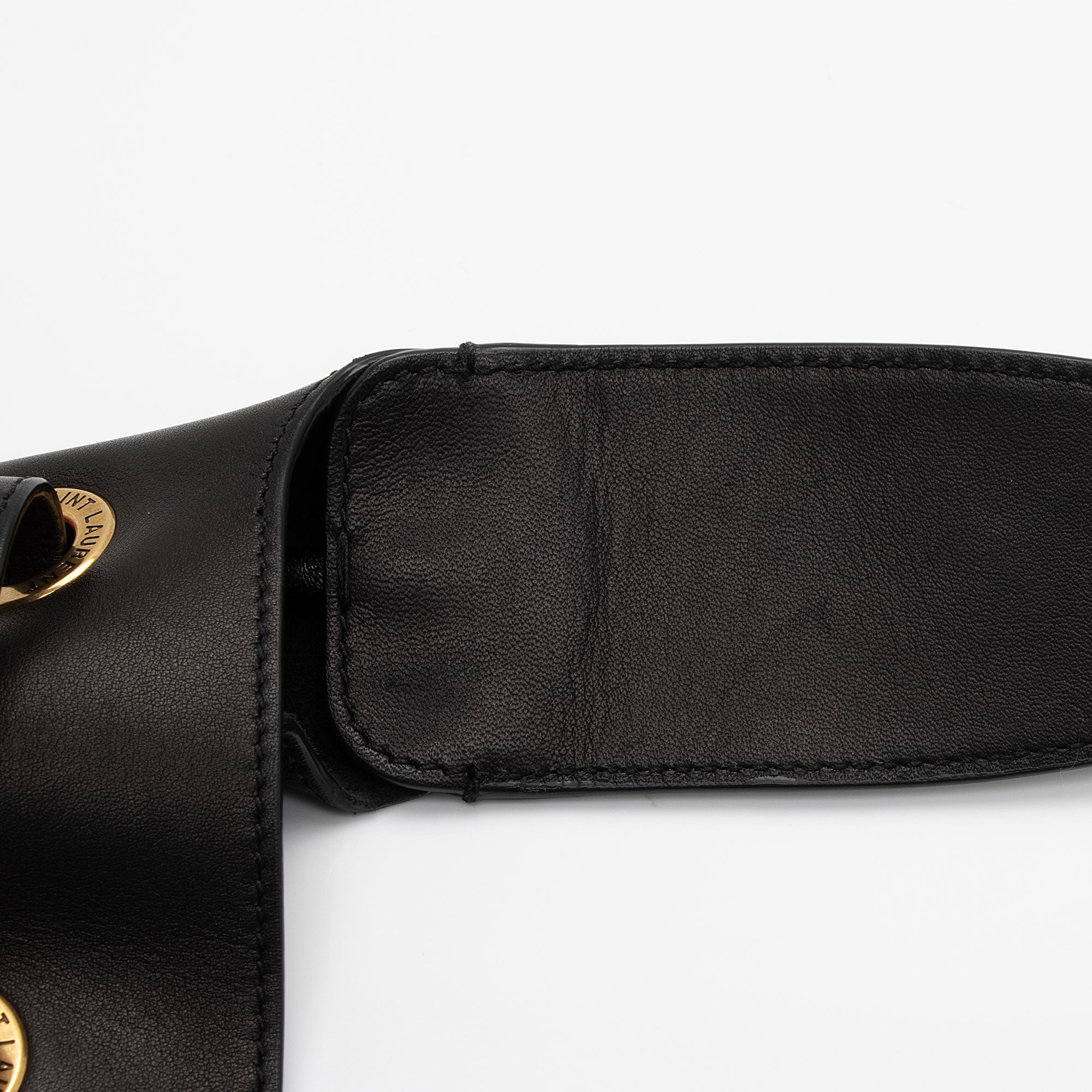 Saint Laurent Calfskin Paris VII Medium Hobo (SHF-meO3qA)