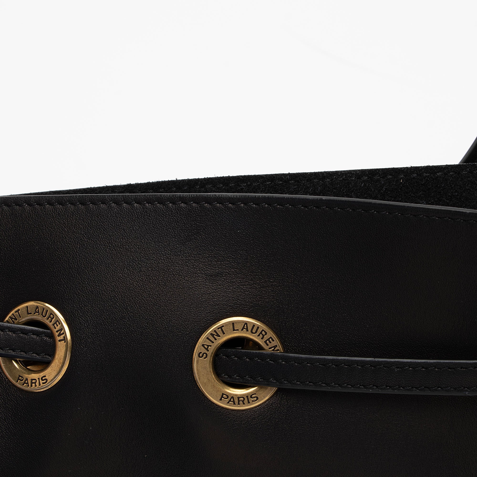 Saint Laurent Calfskin Paris VII Medium Hobo (SHF-meO3qA)