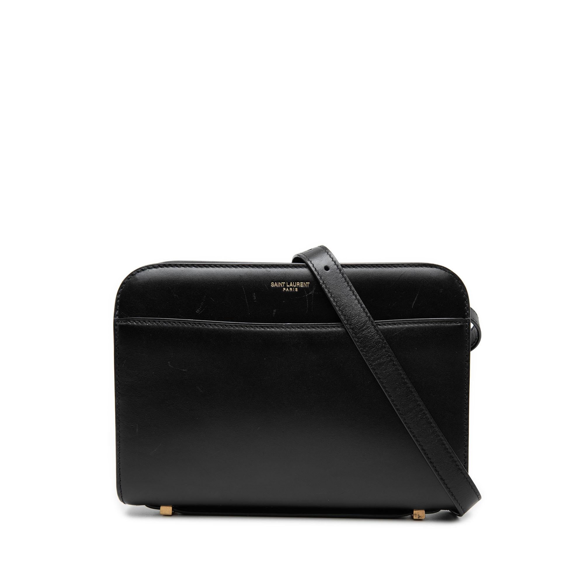 Saint Laurent Calfskin Reverse Satchel