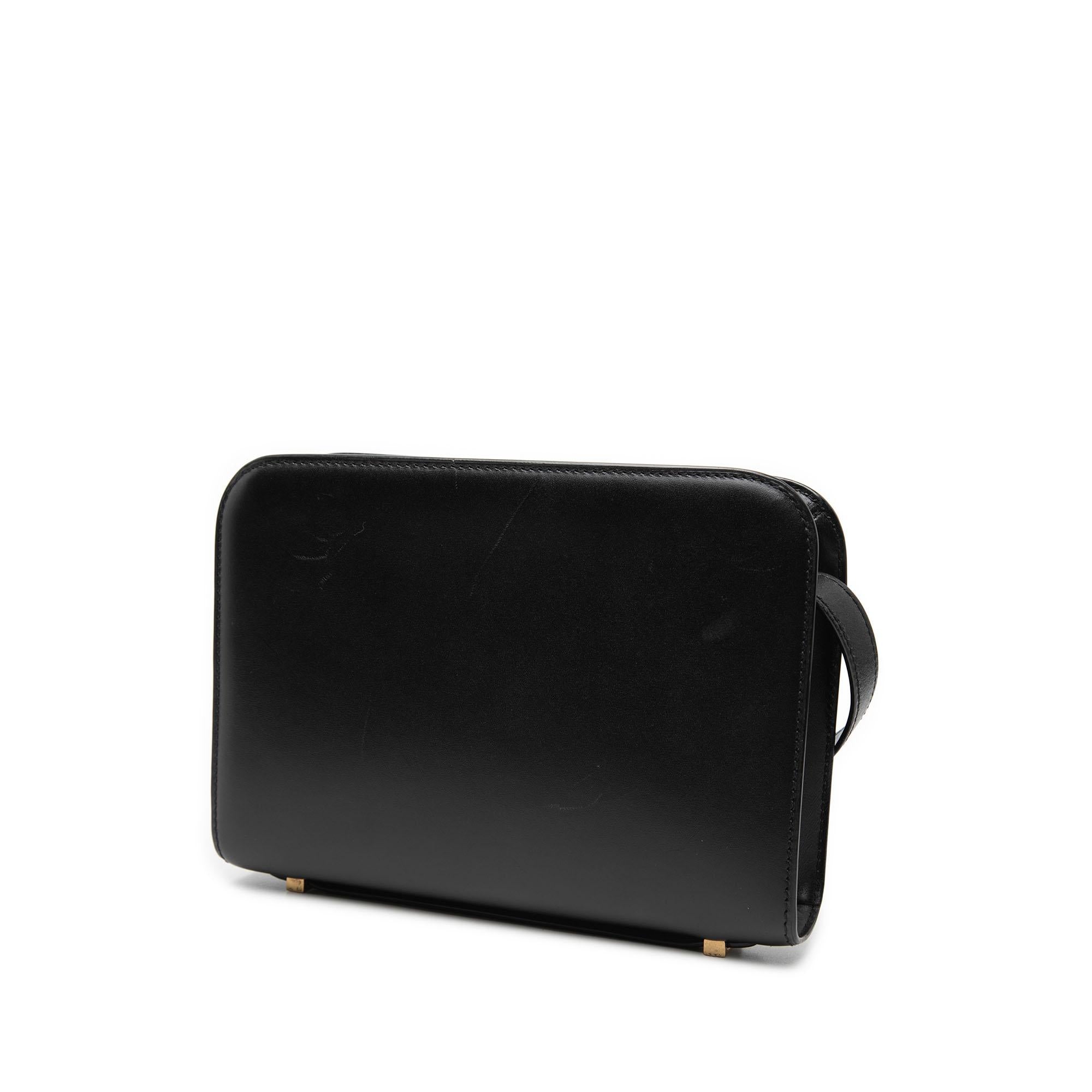 Saint Laurent Calfskin Reverse Satchel