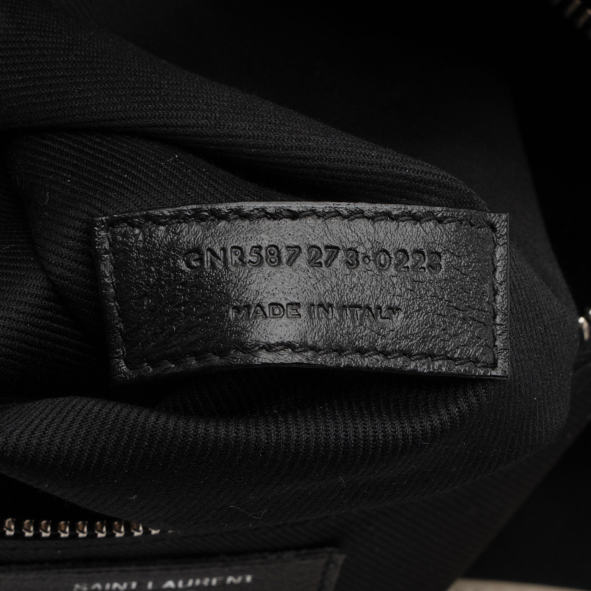 Saint Laurent Calfskin Rive Gauche Large Tote (SHF-Dugo0W)