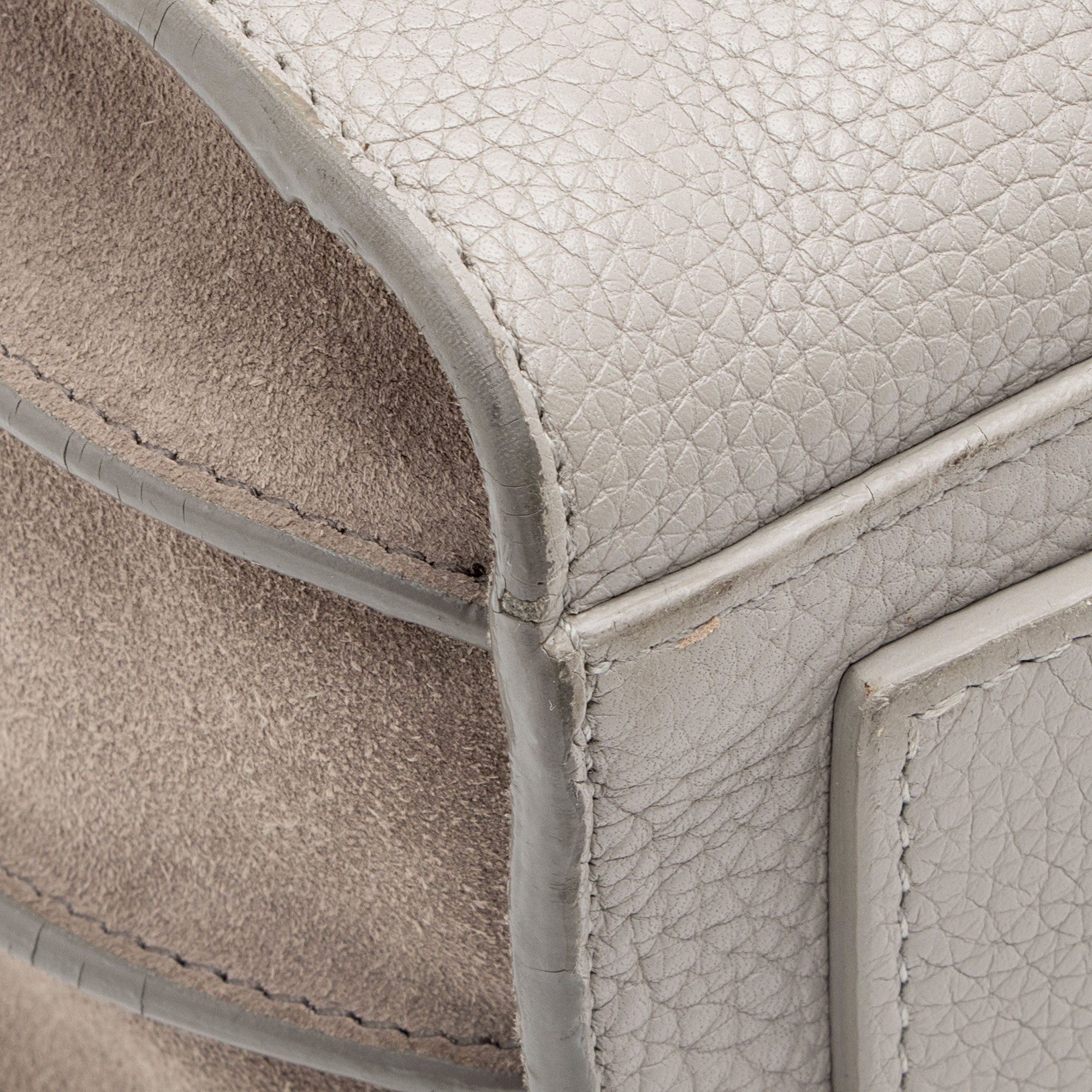 Saint Laurent Calfskin Bicolor Sac De Jour Baby Tote