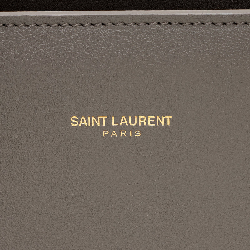 Saint Laurent Calfskin Sac De Jour Large Tote (SHF-yUc2G8)