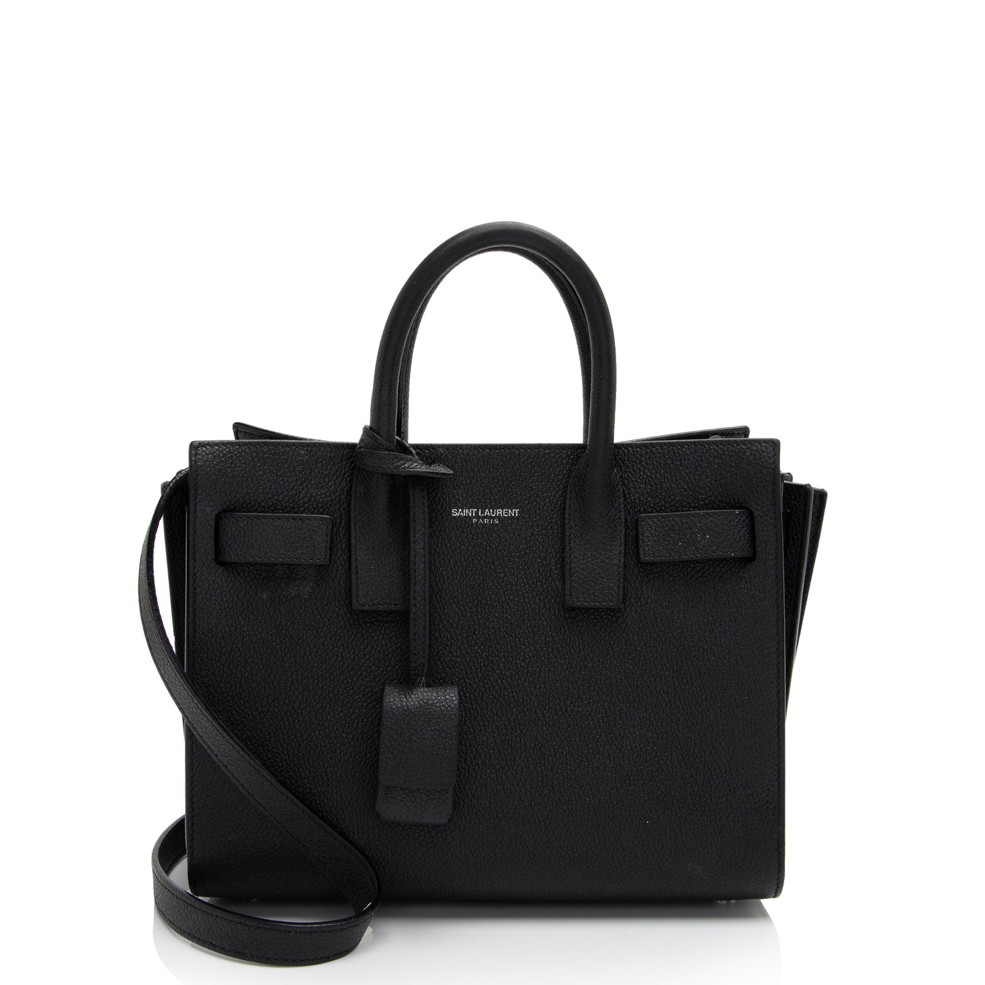 Saint Laurent Calfskin Sac De Jour Nano Tote (SHF-9rfN7F)