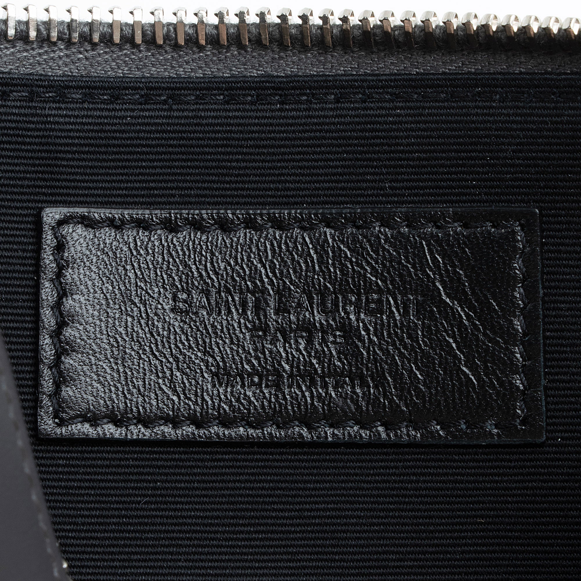 Saint Laurent Calfskin Small Zip Pouch (SHF-RISe7Z)