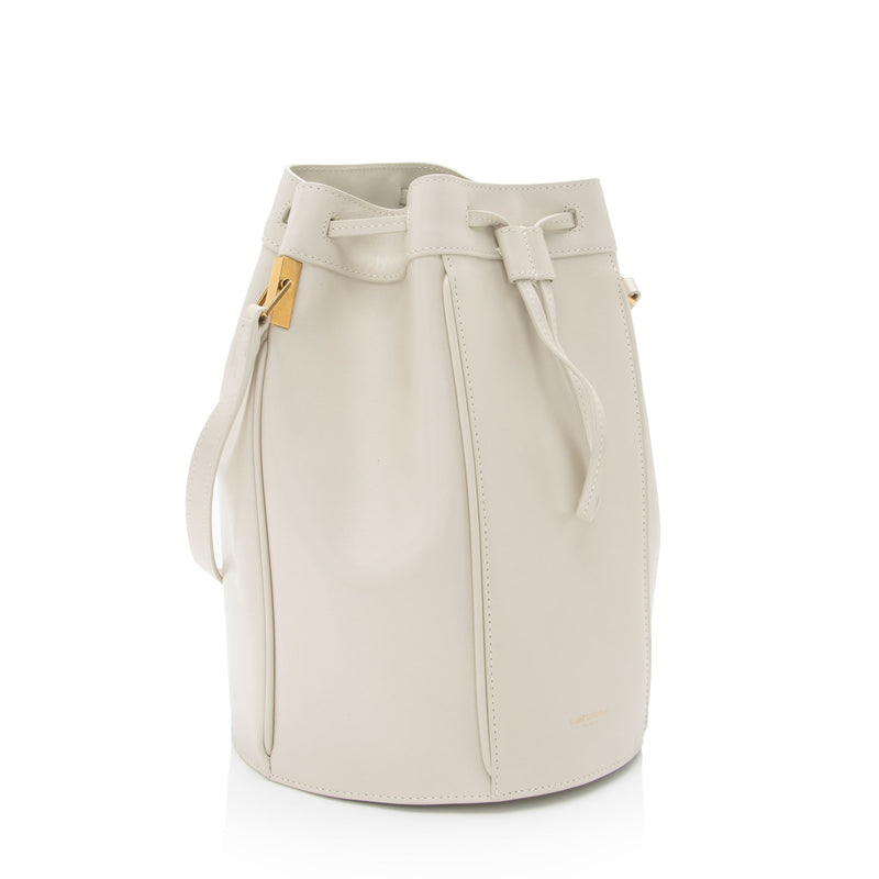 Saint Laurent Calfskin Talitha Medium Bucket Bag (SHF-RvP2LH)