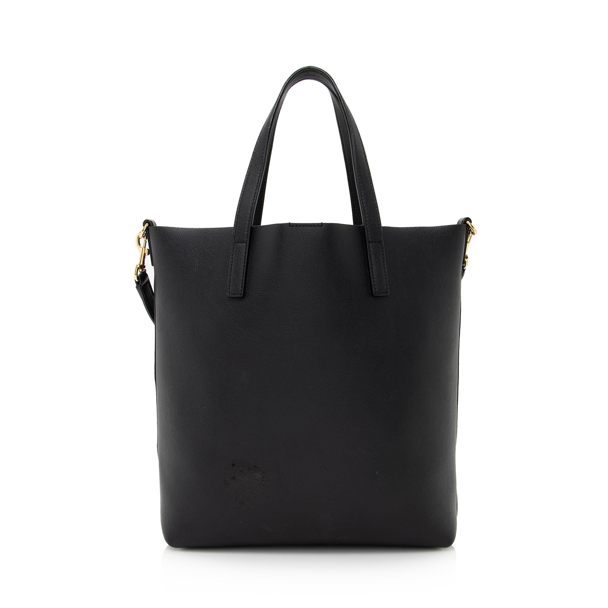 Saint Laurent Calfskin Toy Shopping Tote (SHF-22645)