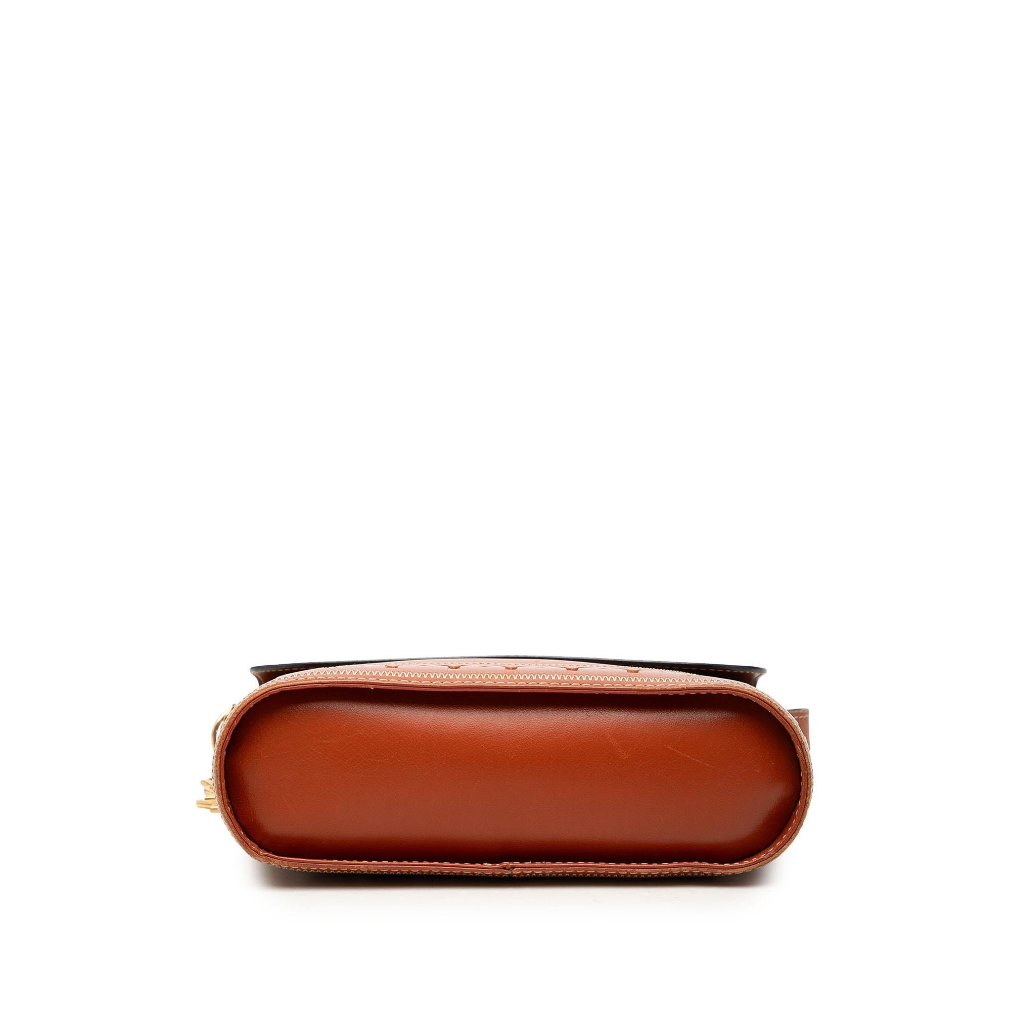 Saint Laurent Calfskin Y Cut Out Shoulder Bag