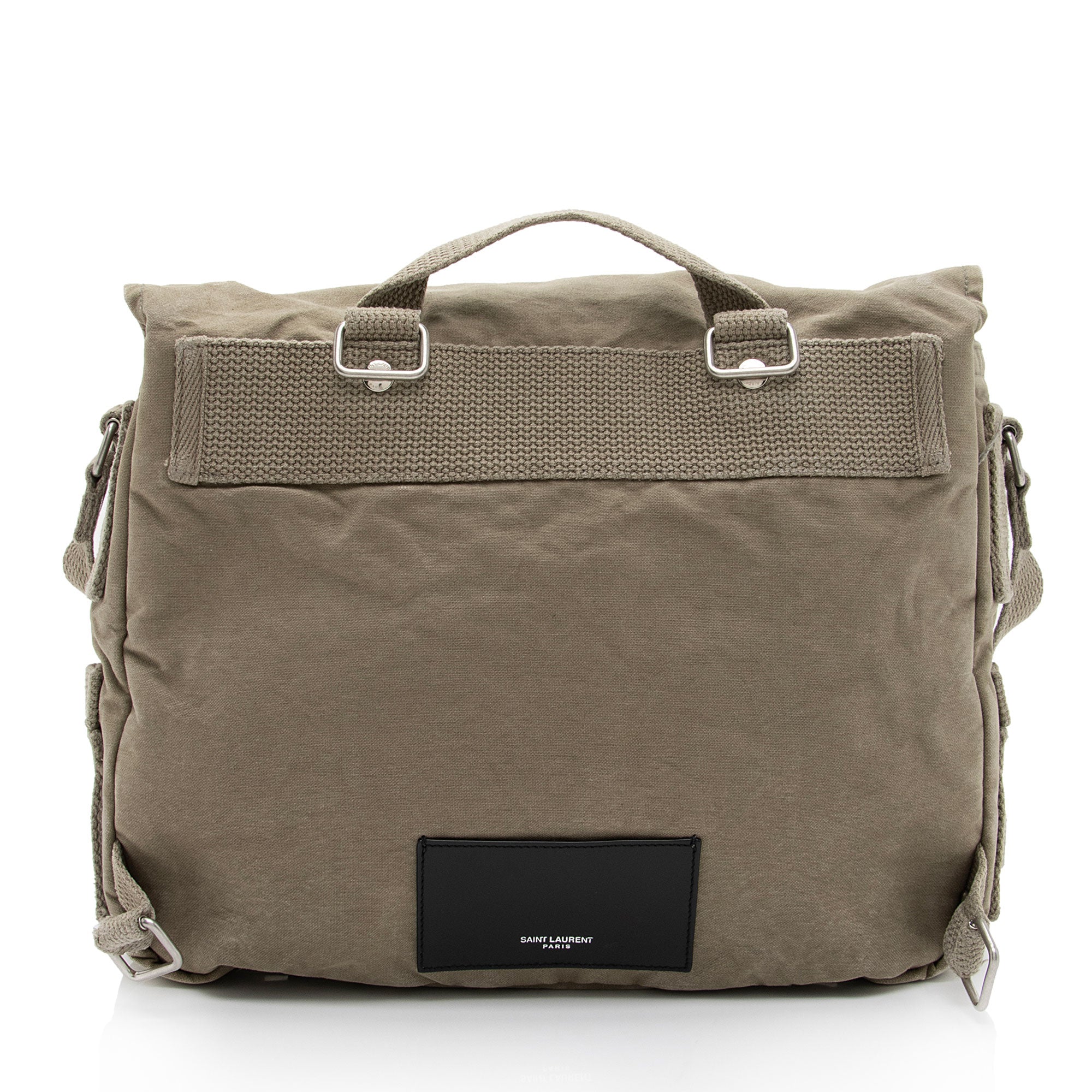 Saint Laurent Canvas Army Messenger (SHF-tH8n4I)