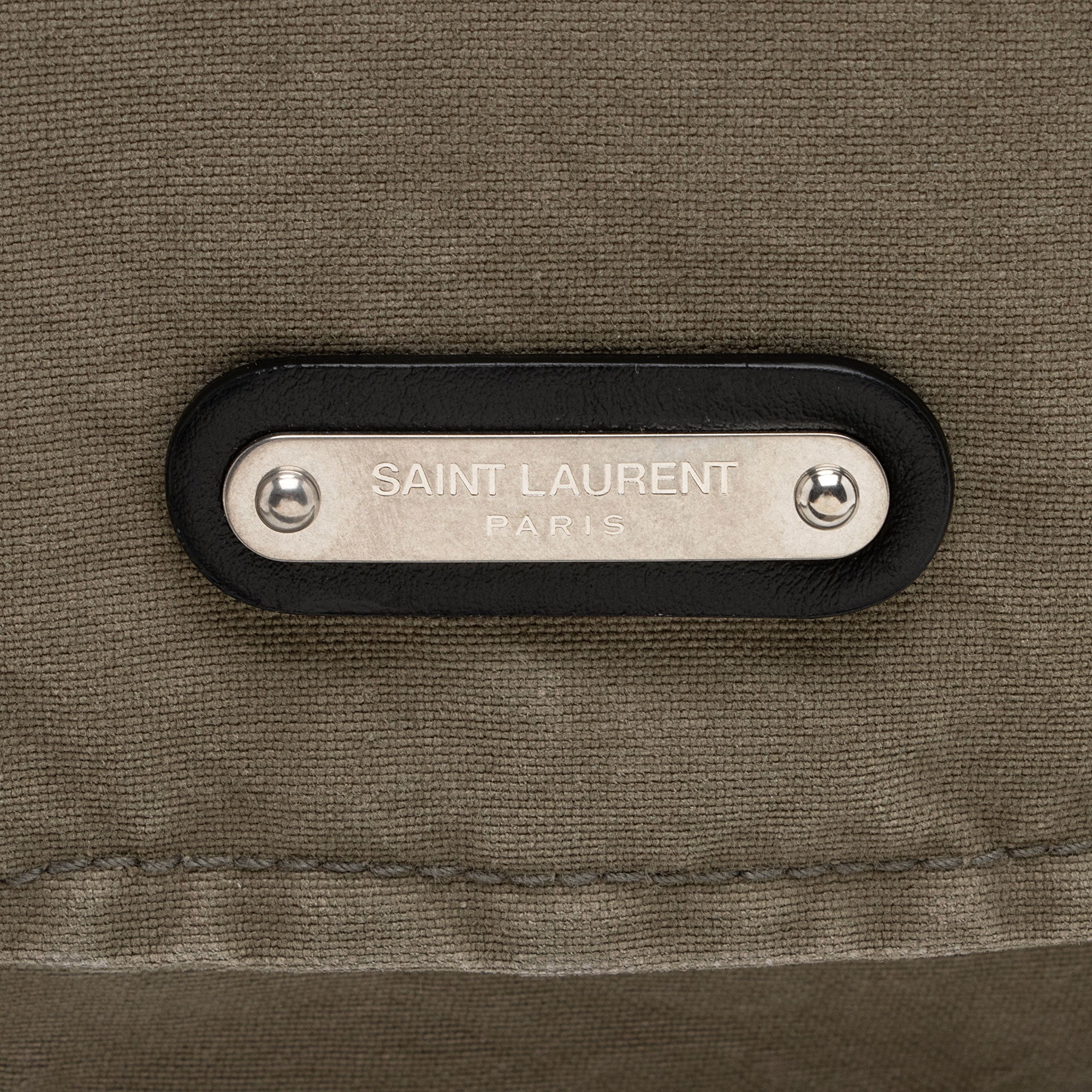 Saint Laurent Canvas Army Messenger (SHF-tH8n4I)
