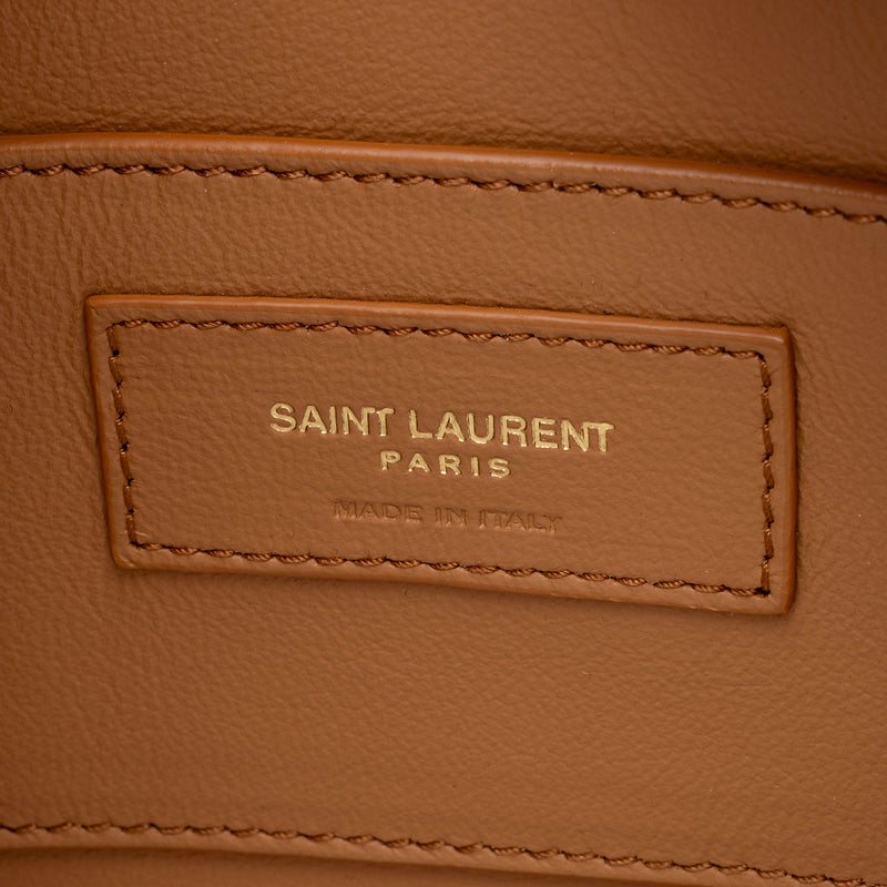 Saint Laurent Canvas Calfskin Monogram Sac Coeur Crossbody Bag (SHF-Xp –  LuxeDH