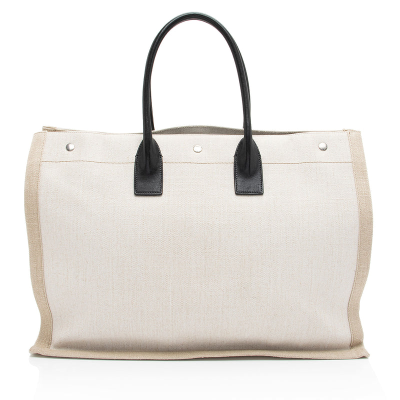 Rive gauche saint laurent canvas bag hot sale
