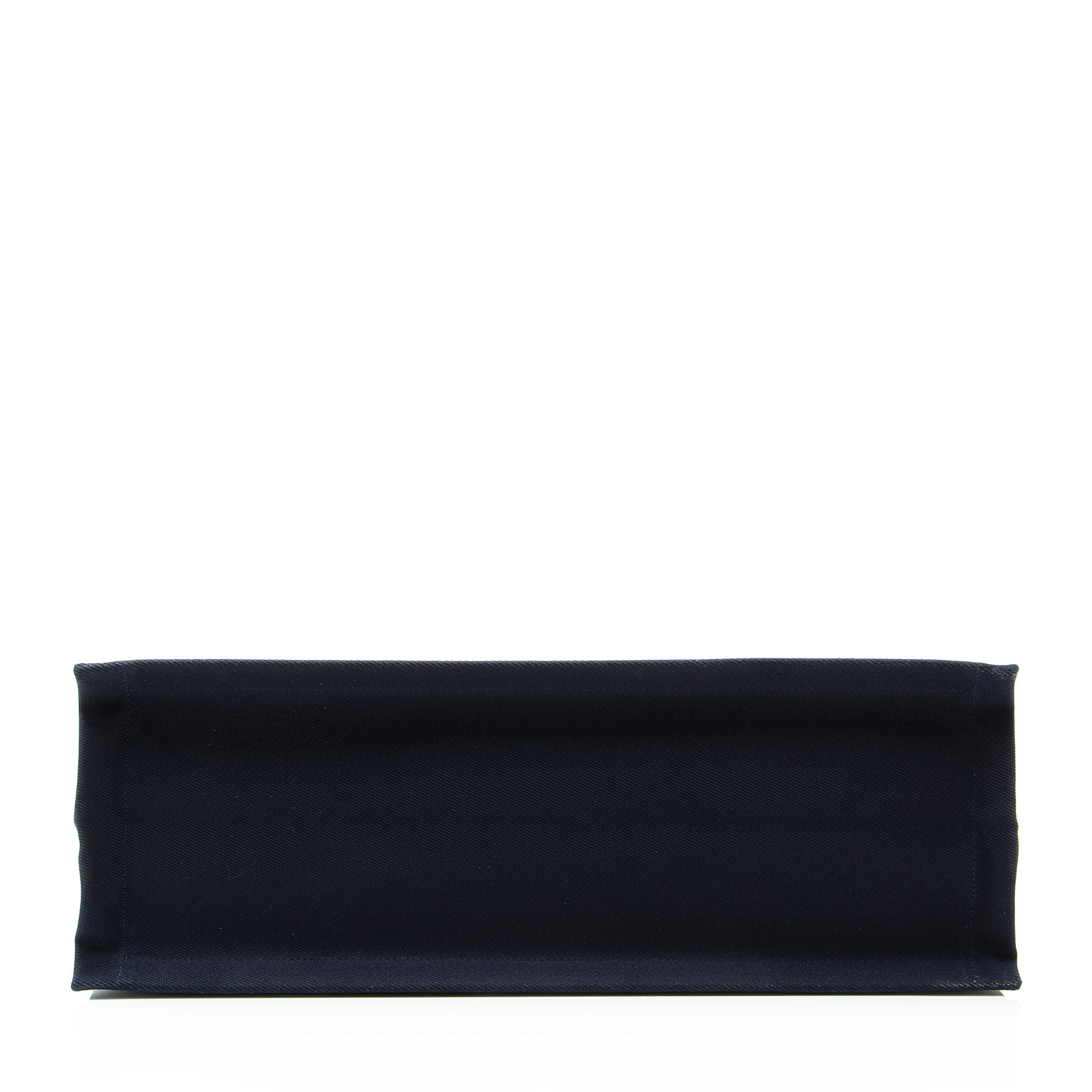 Saint Laurent Canvas Calfskin Rive Gauche Large Tote