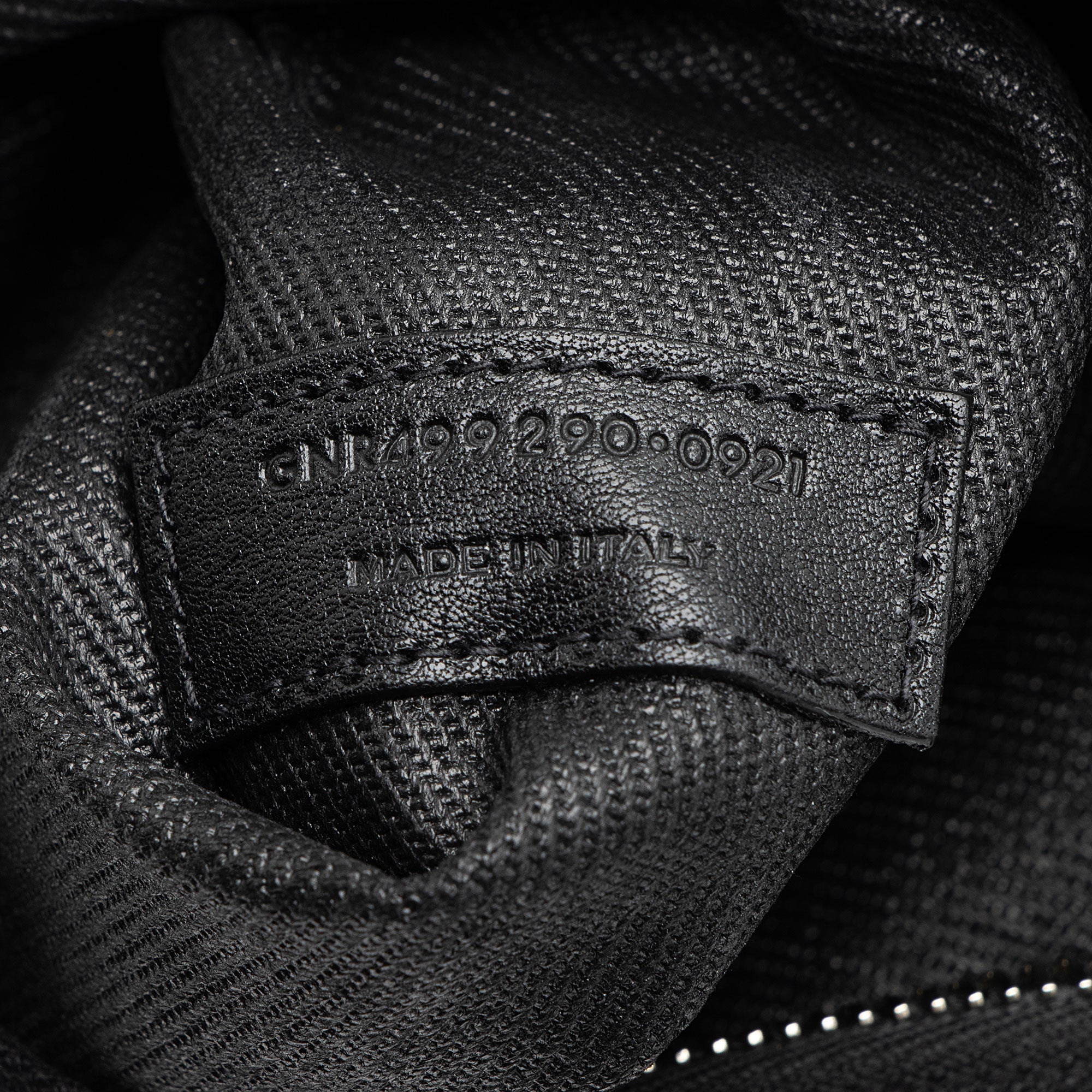 Saint Laurent Canvas Calfskin Rive Gauche Large Tote