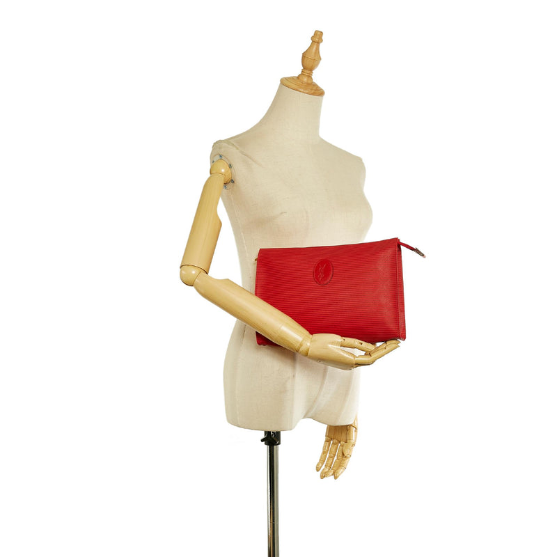 Saint Laurent Canvas Clutch Bag (SHG-36186)