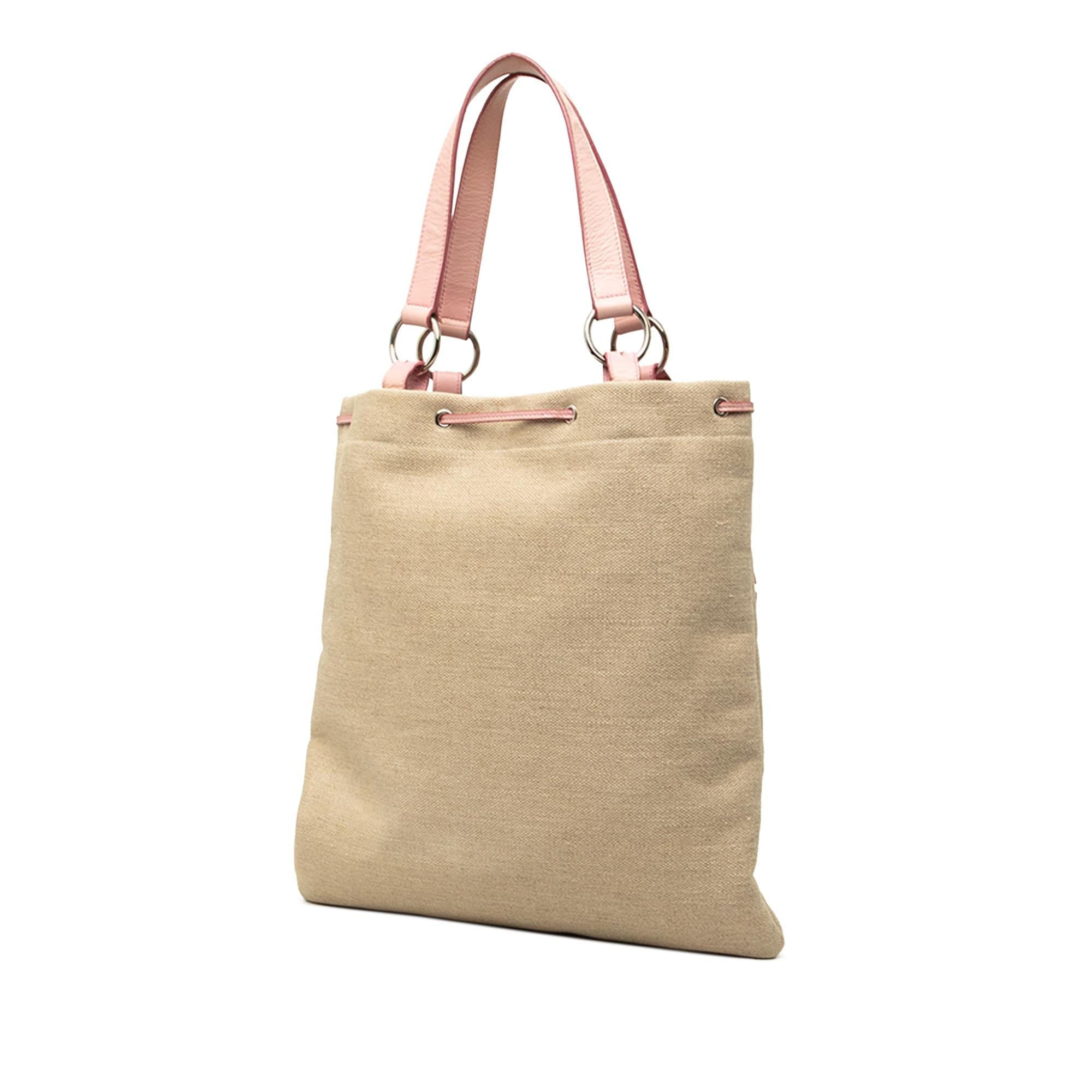 Saint Laurent Canvas Heart Kahala Tote