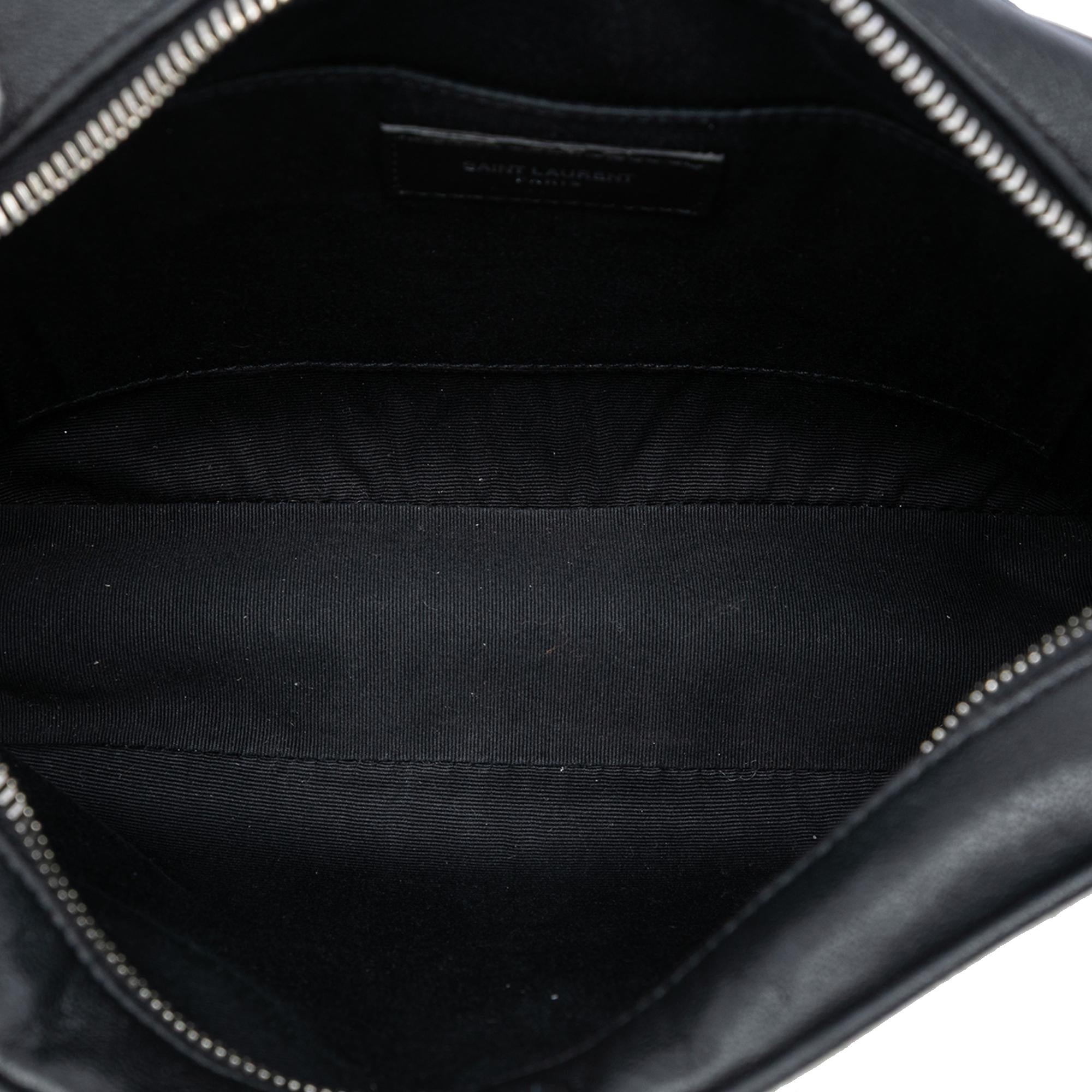 Saint Laurent Canvas Monogram Lou Camera Bag