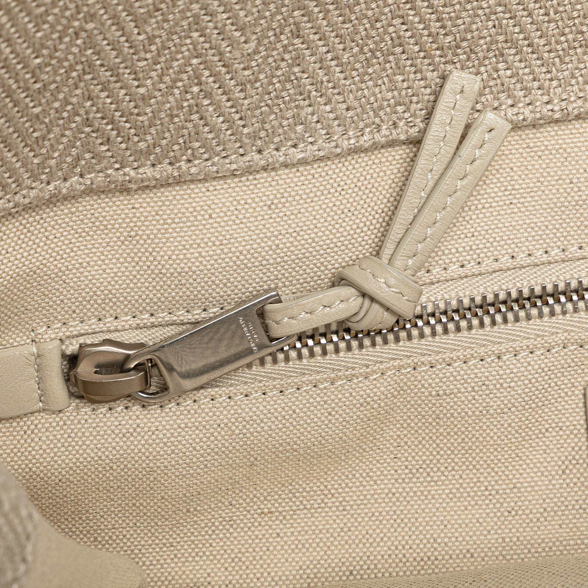 Saint Laurent Canvas Rive Gauche North South Tote