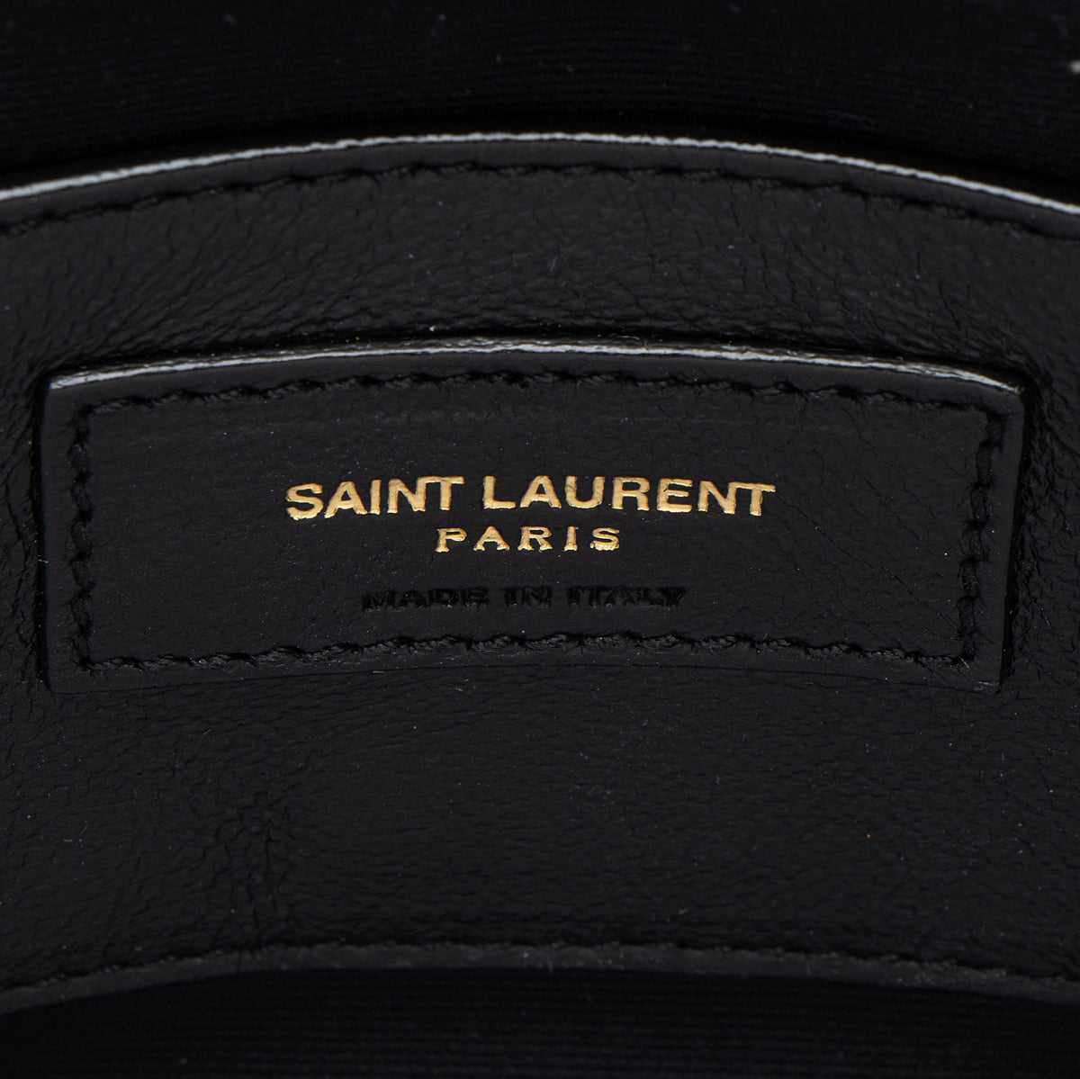 Saint Laurent Carré-Quilted Grain de Poudre Leather 80's Vanity Bag