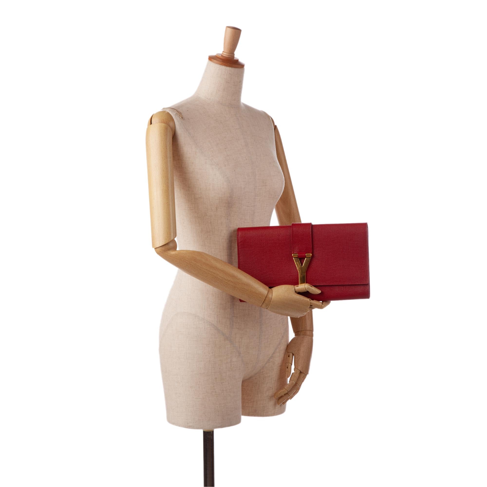 Saint Laurent Chyc Ligne Clutch (SHG-OGYr5L)