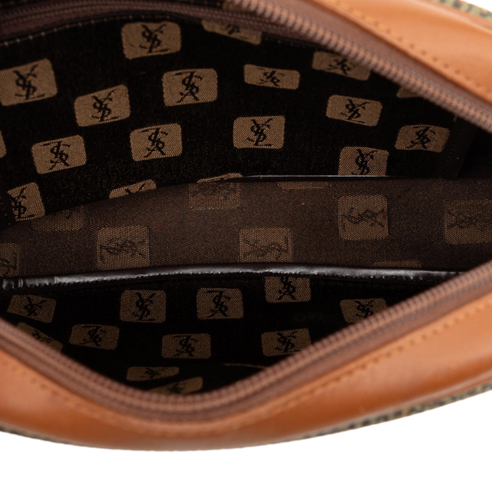 Saint Laurent Coated Canvas Crossbody