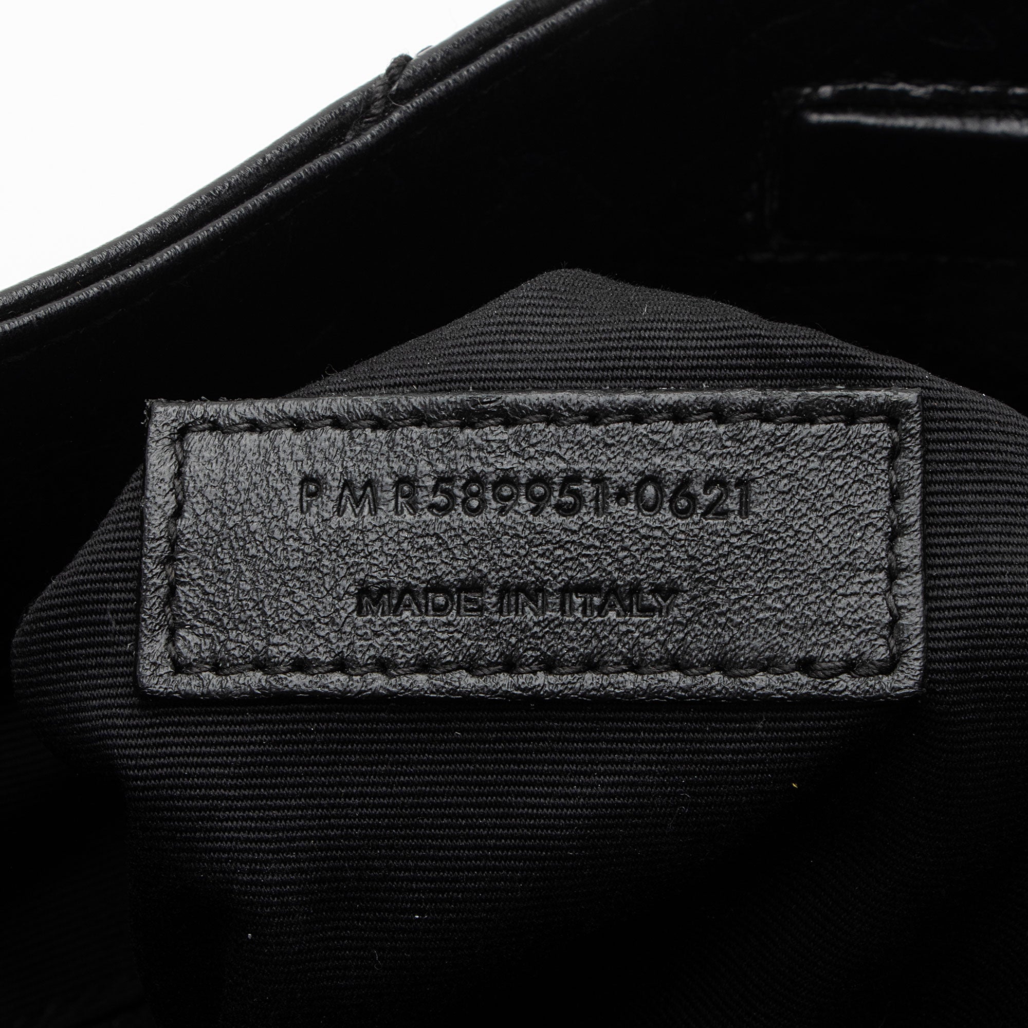 Saint Laurent Crinkled Calfskin Monogram Niki Medium Shopping Tote (SHF-RaBy7S)