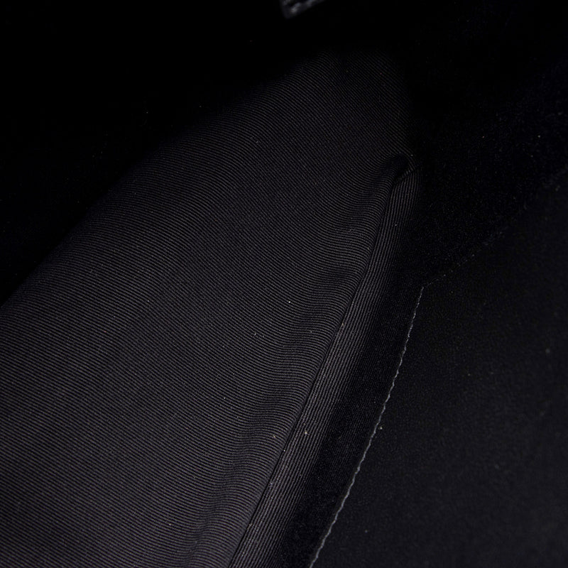 Saint Laurent Crinkled Calfskin Monogram Niki Medium Shoulder Bag (SHF-jZikJS)