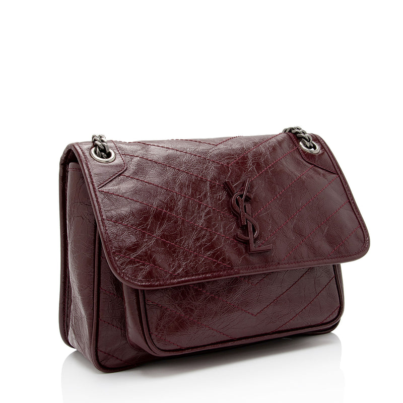 Saint Laurent Niki Medium Leather Shoulder Bag for Women