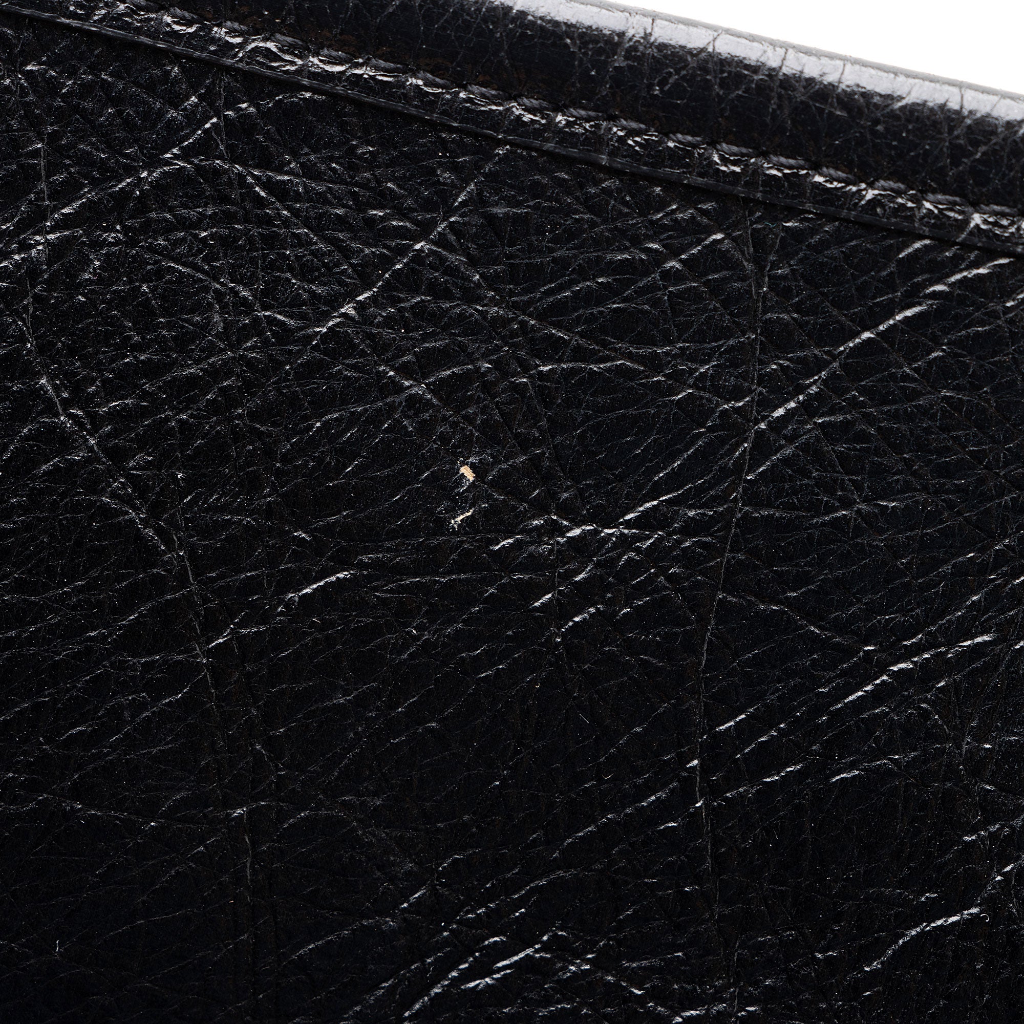 Saint Laurent Crinkled Calfskin Monogram Niki Medium Shoulder Bag