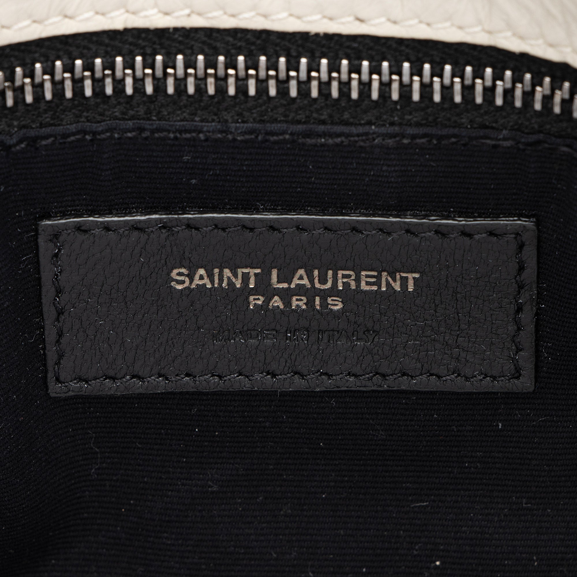 Saint Laurent Crinkled Calfskin Monogram Niki Medium Shoulder Bag