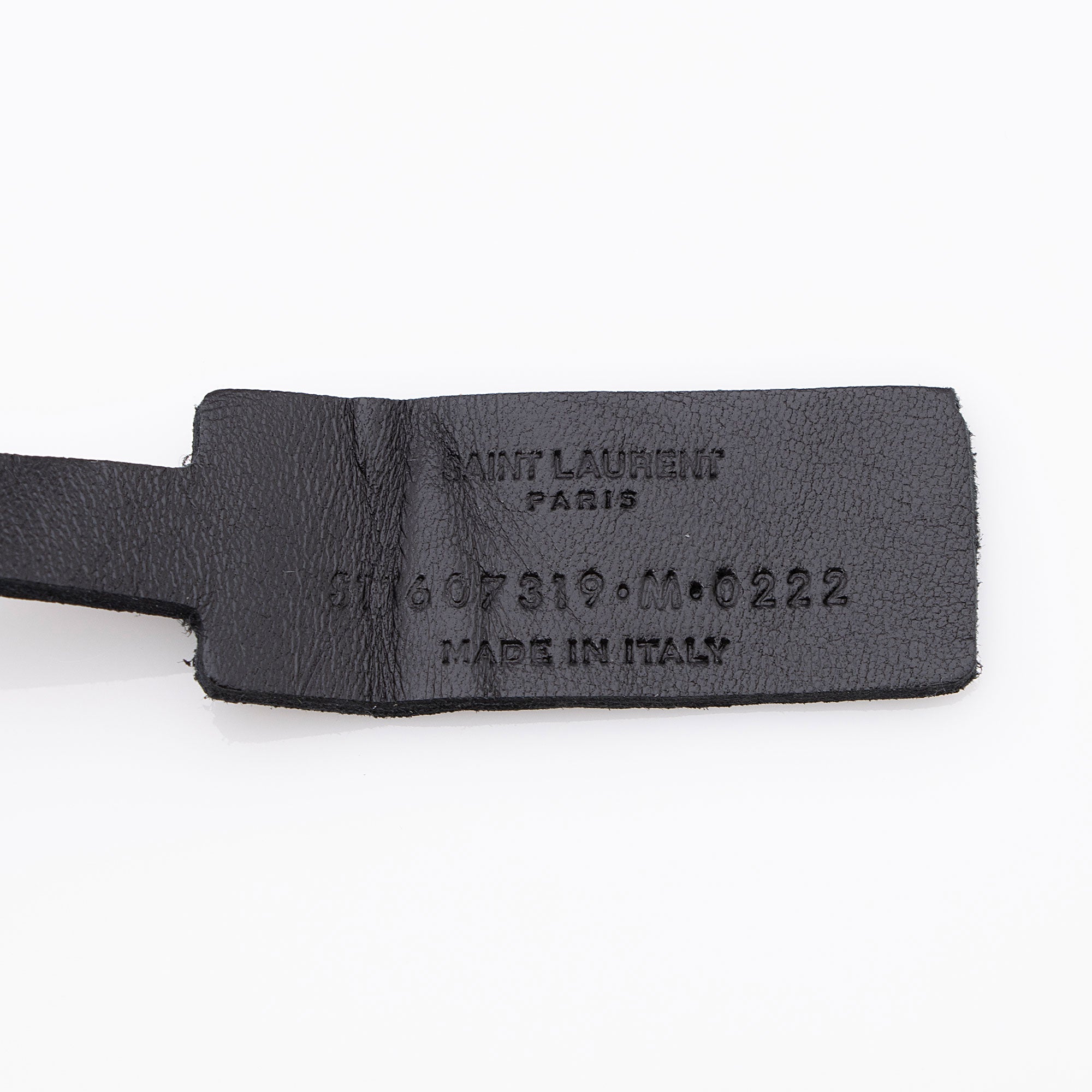 Saint Laurent Crinkled Calfskin Opyum Bracelet