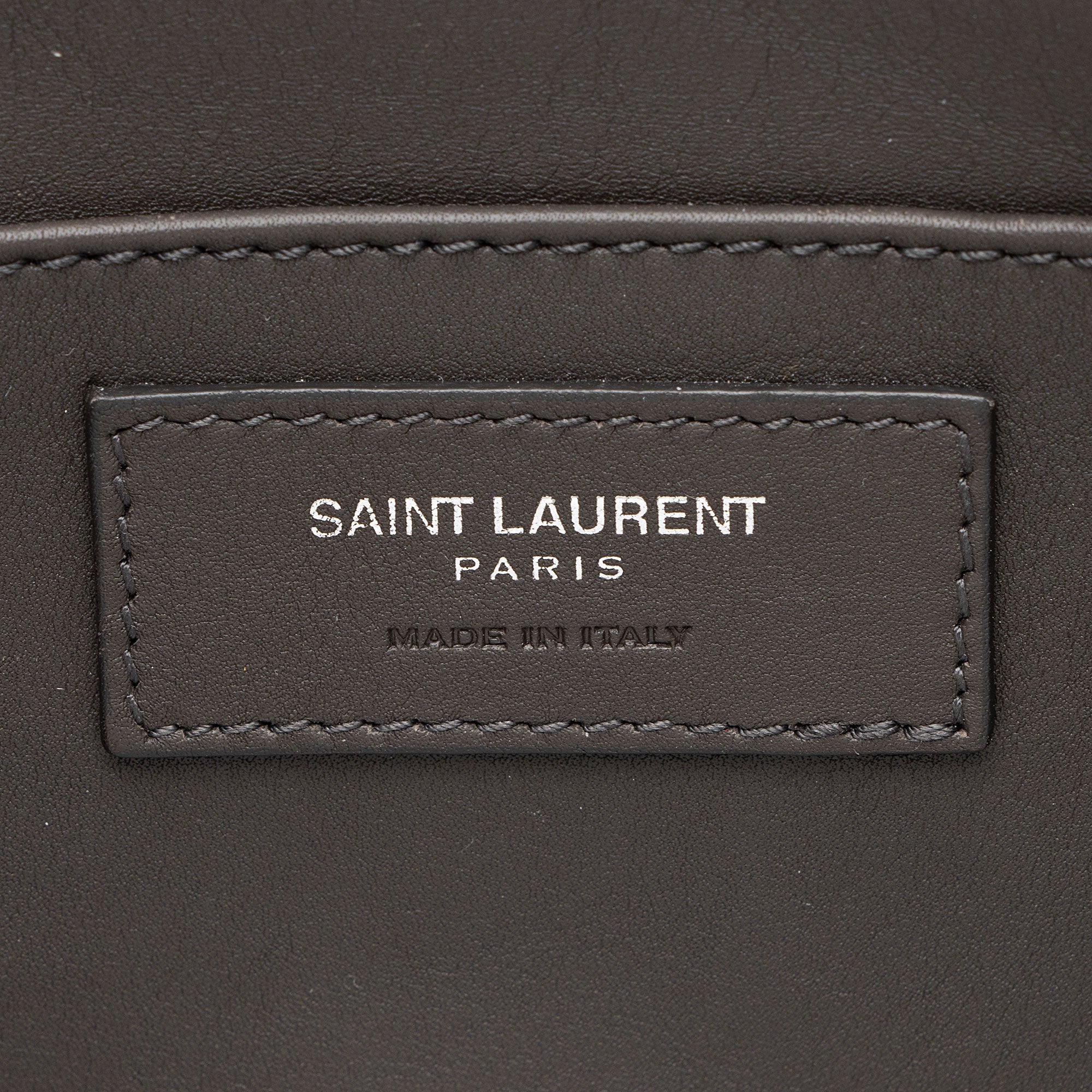 Saint Laurent Croc Embossed Calfskin Monogram Classic Cabas Downtown Small Tote