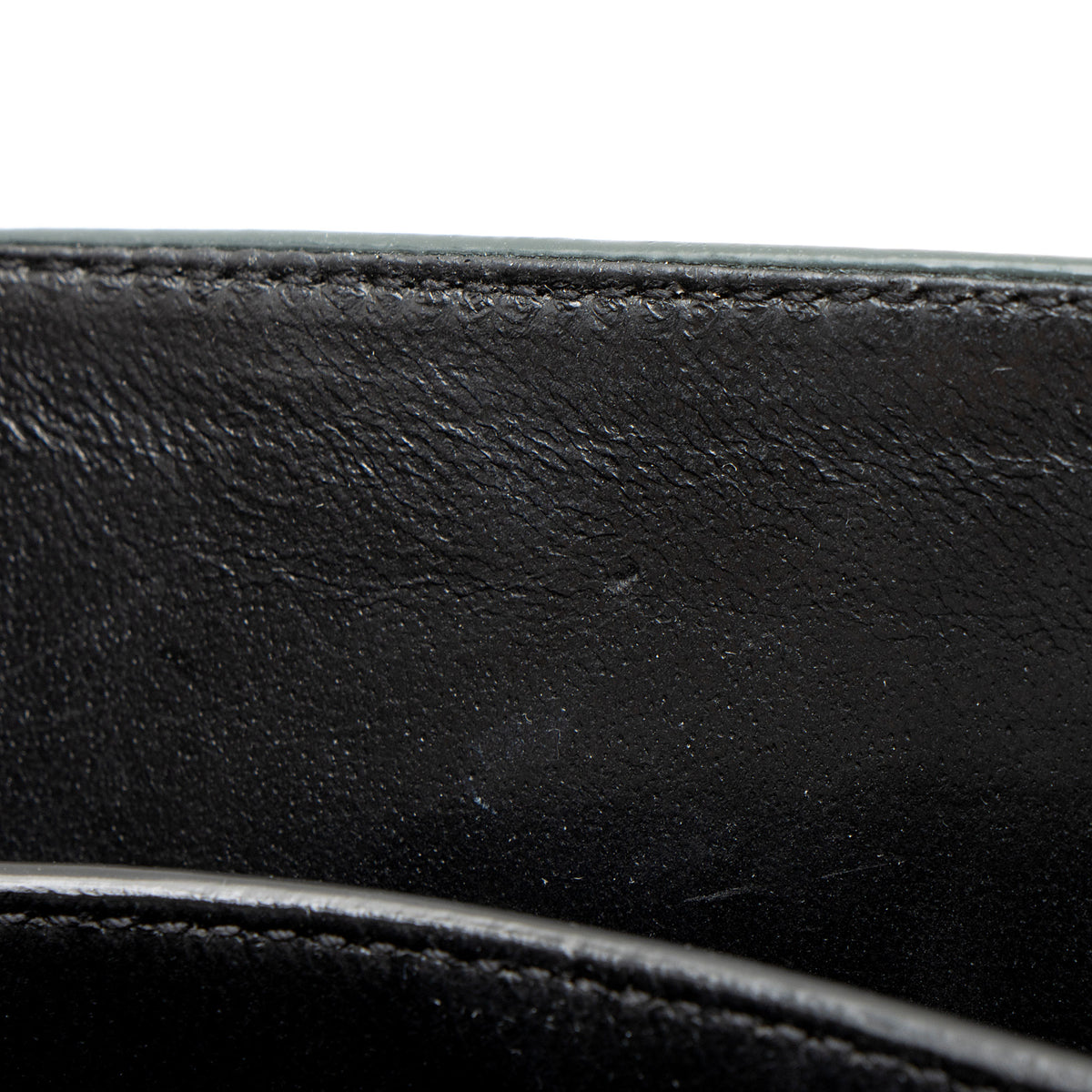 Saint Laurent Croc Embossed Leather Monogram Cassandra Mini Top Handle