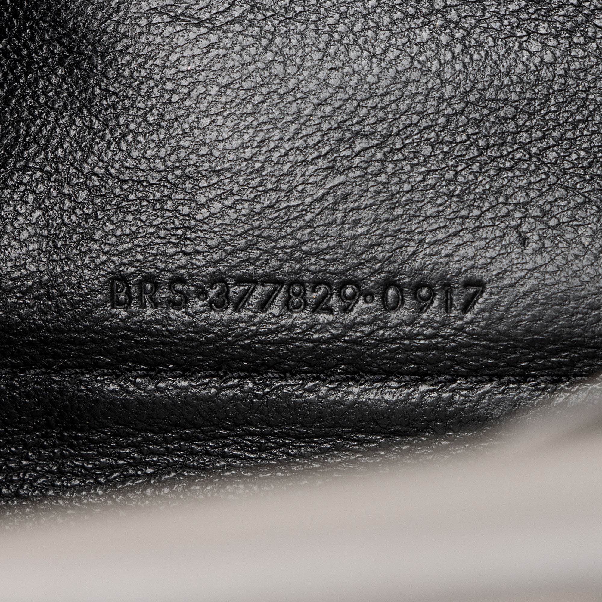 Saint Laurent Croc Embossed Leather Monogram Chain Wallet