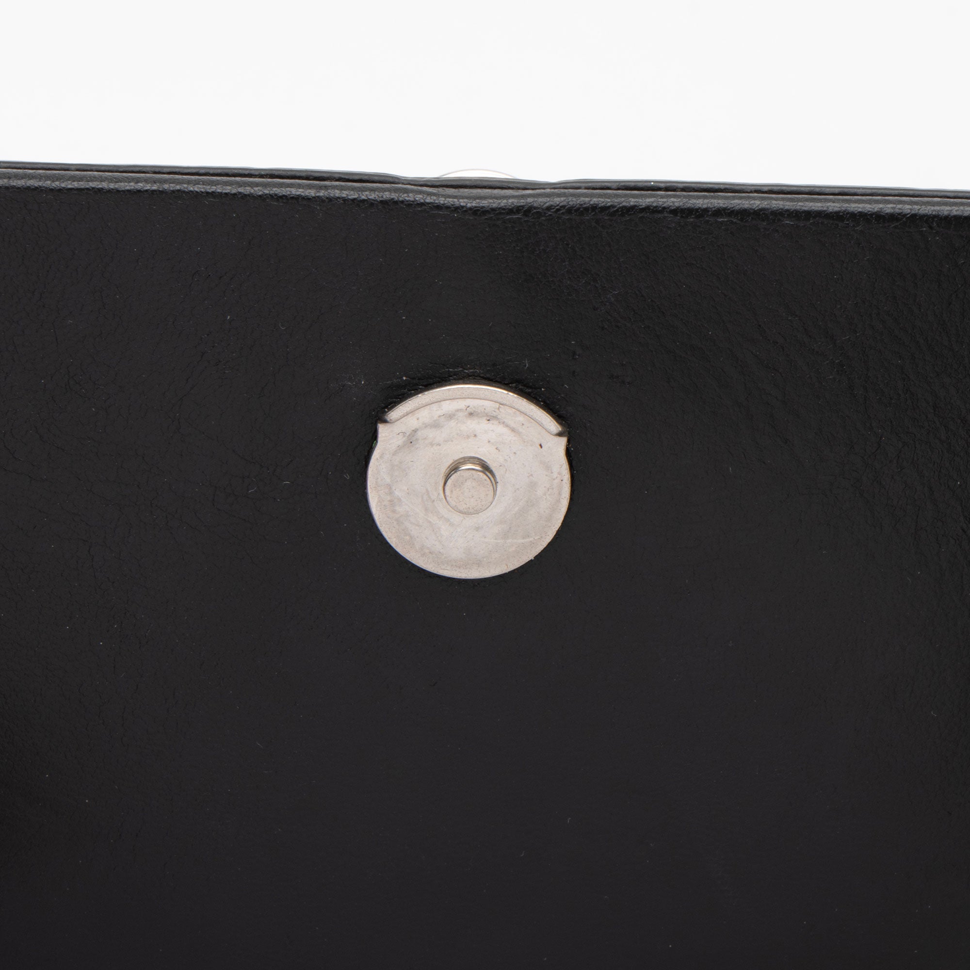 Saint Laurent Croc Embossed Leather Monogram Kate Tassel (SHF-fsD46M)
