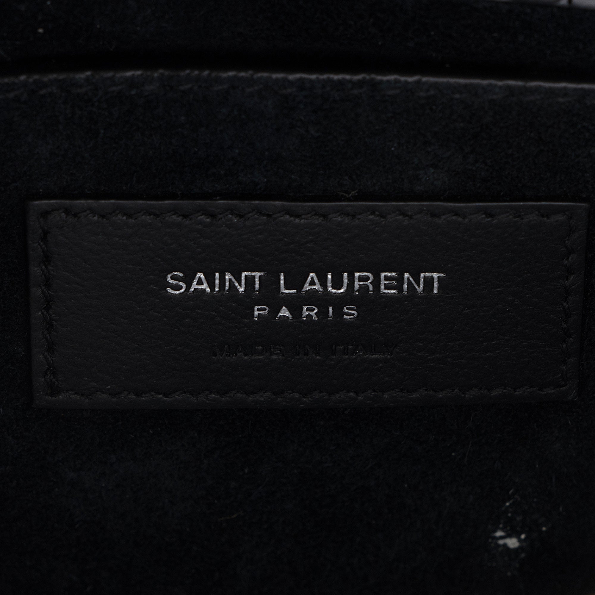 Saint Laurent Croc Embossed Leather Monogram Sunset Medium Shoulder Bag
