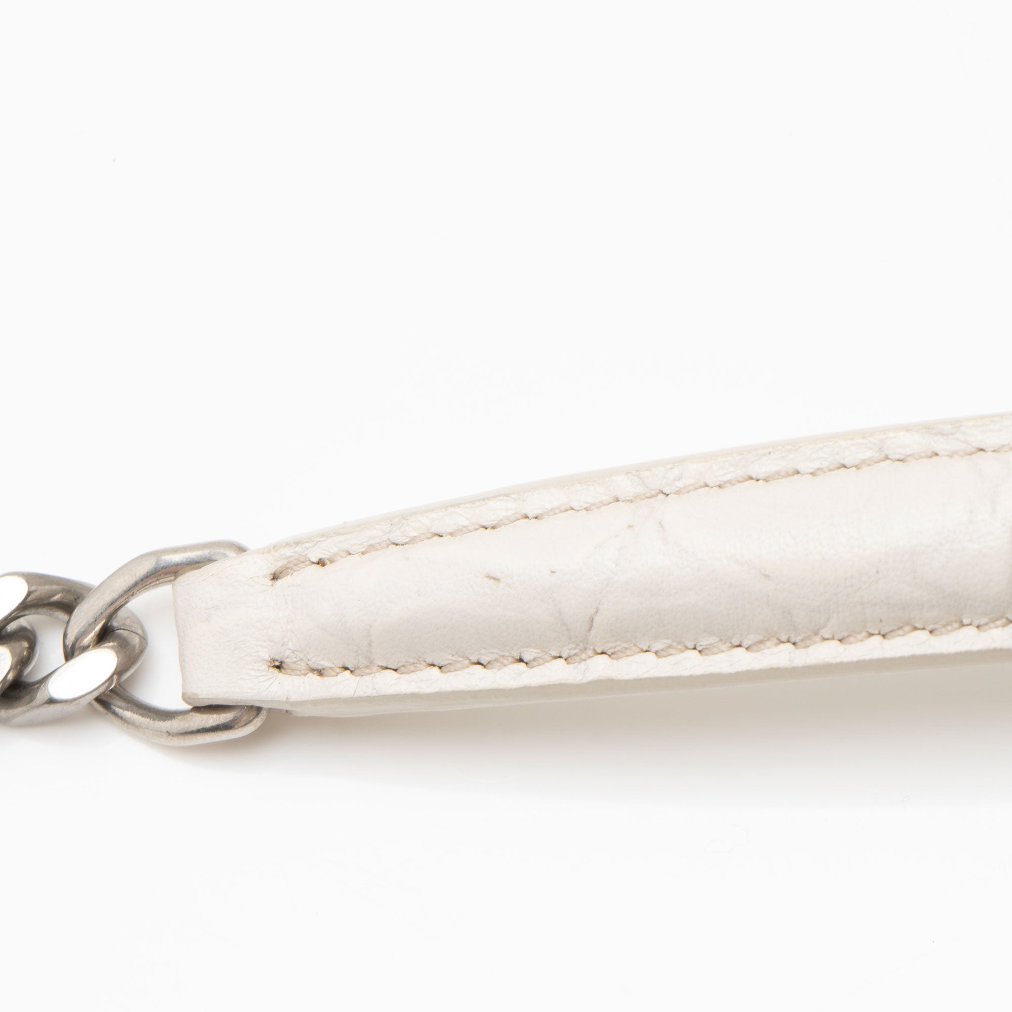 Saint Laurent Croc Embossed Leather Monogram Sunset Medium Shoulder Bag