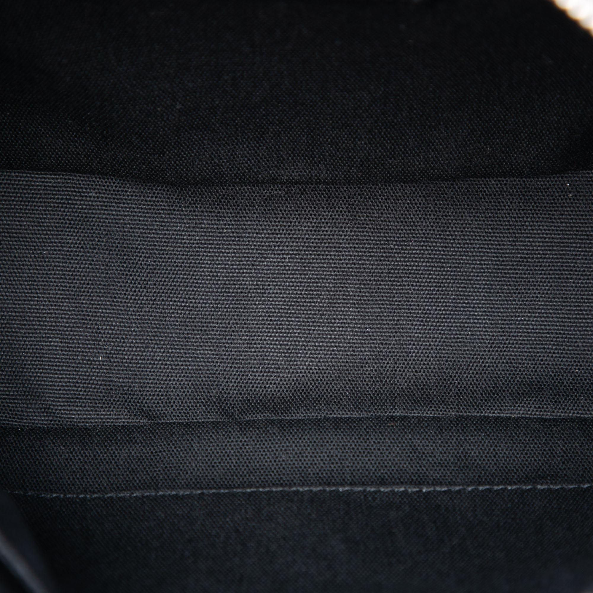 Saint Laurent Crocodile Embossed Leather Camp Camera Bag