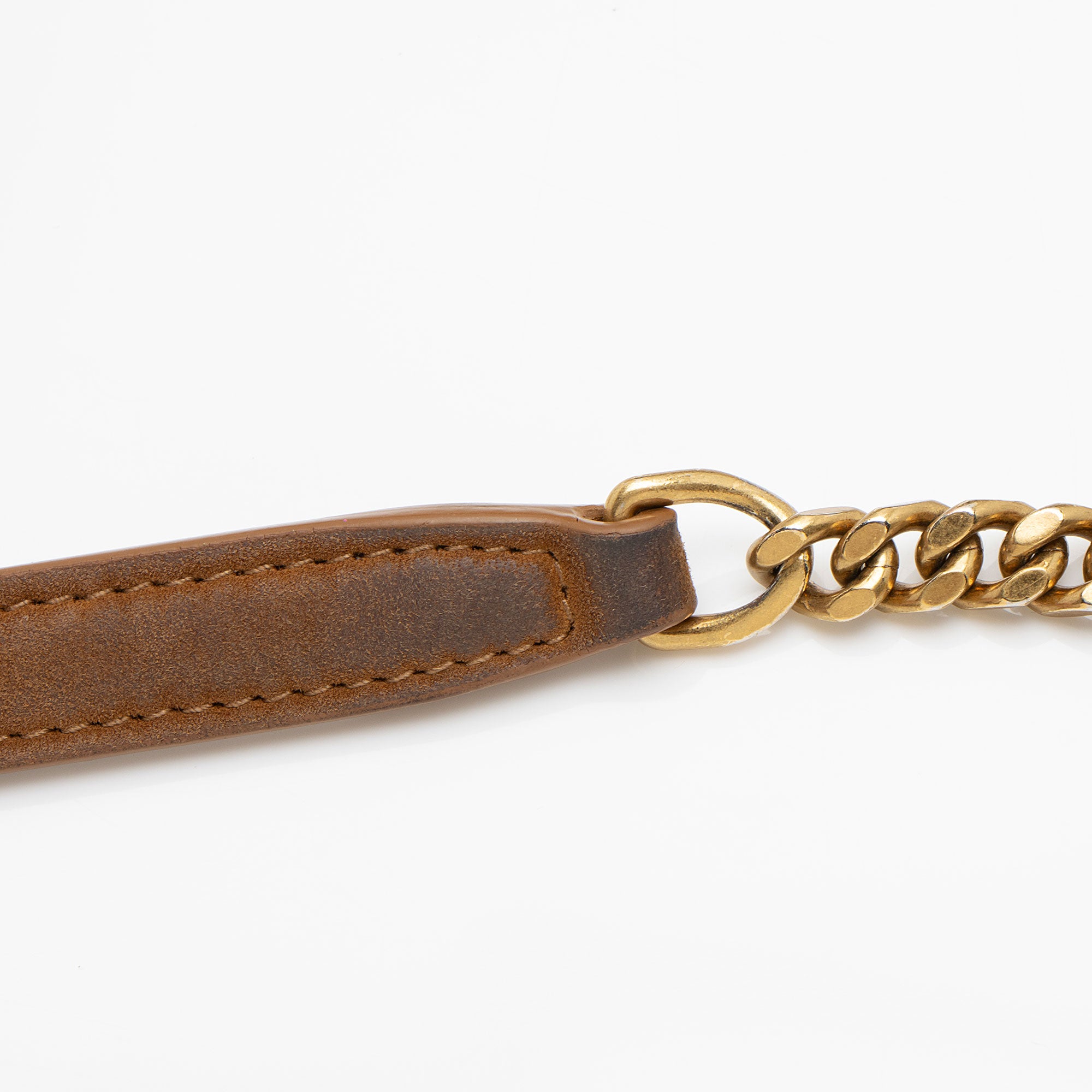 Saint Laurent Denim Monogram Puffer LouLou Shoulder Bag (SHF-StqMjt)