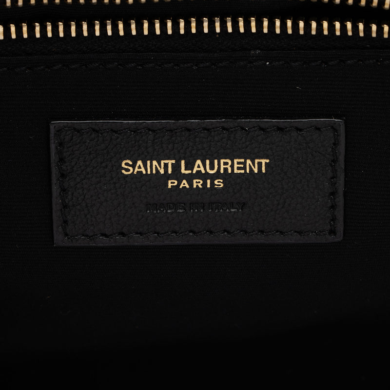 Saint Laurent Paris Brown/Black Suede and Leather Blogger