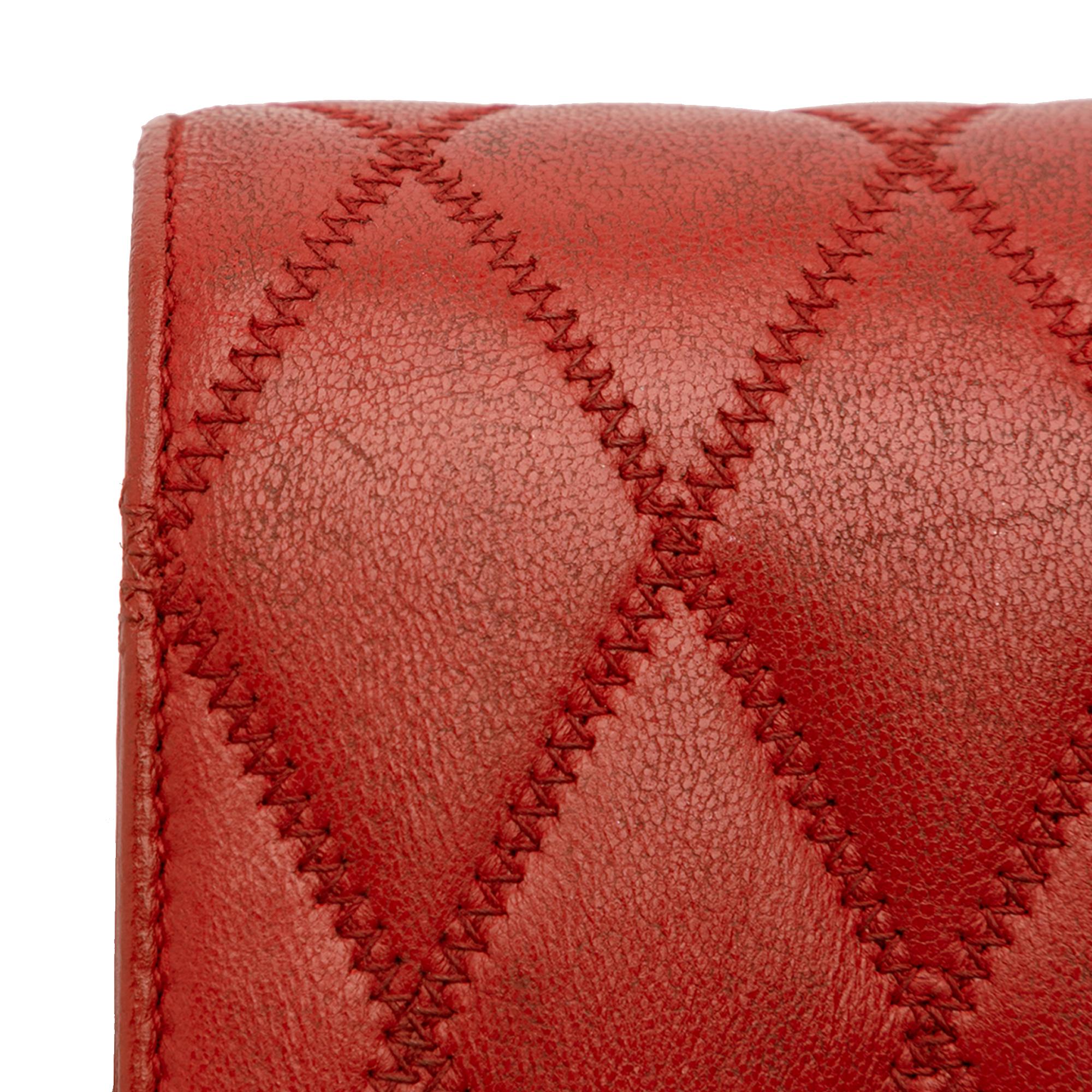 Saint Laurent Diamond Quilted Lambskin Angie Chain Bag