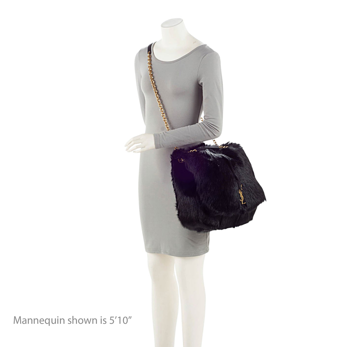 Saint Laurent Fur Jamie 4.3 Shoulder Bag