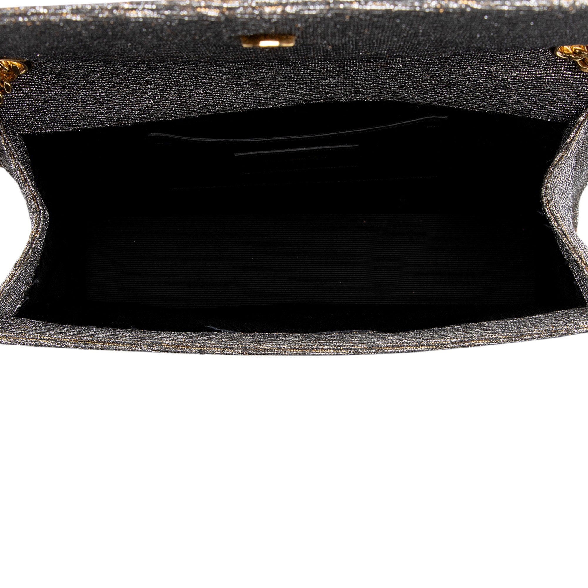 Saint Laurent Glitter Monogram Kate Tassel Medium Shoulder Bag